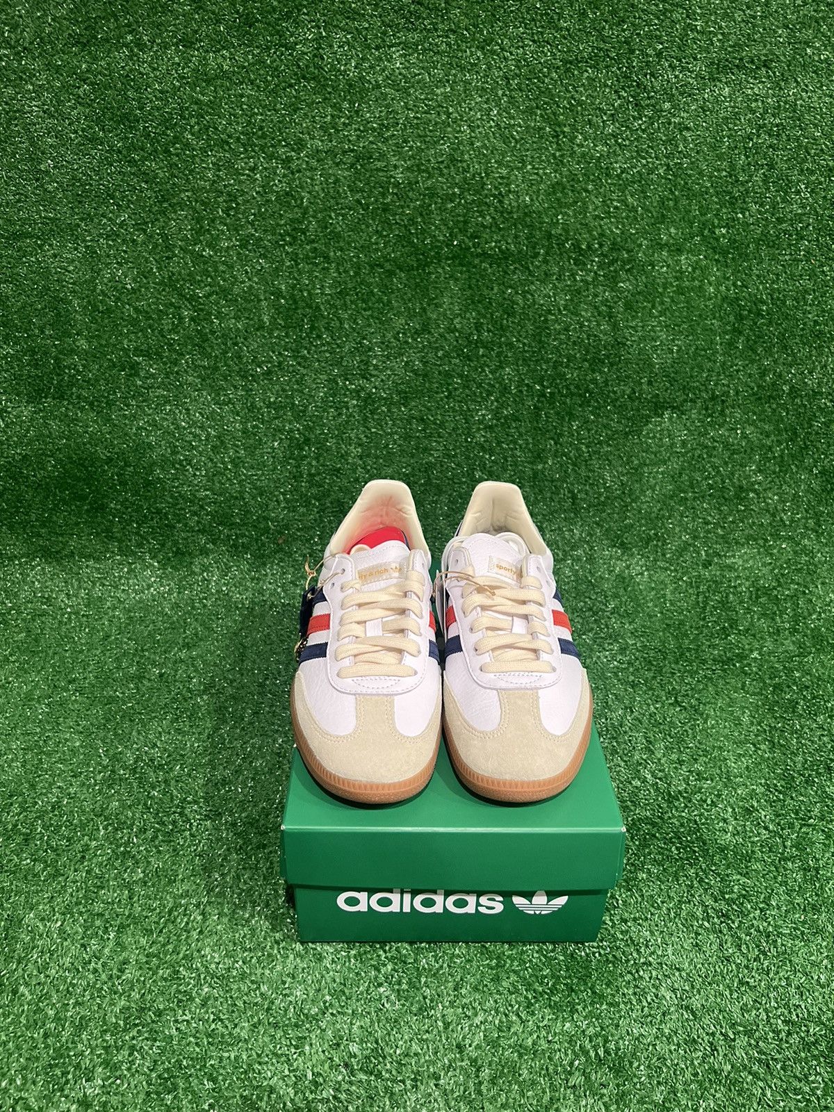 Adidas × Sporty & Rich Sporty & Rich x Samba OG 'USA' Size US 6.5 / EU 39-40 - 3 Thumbnail