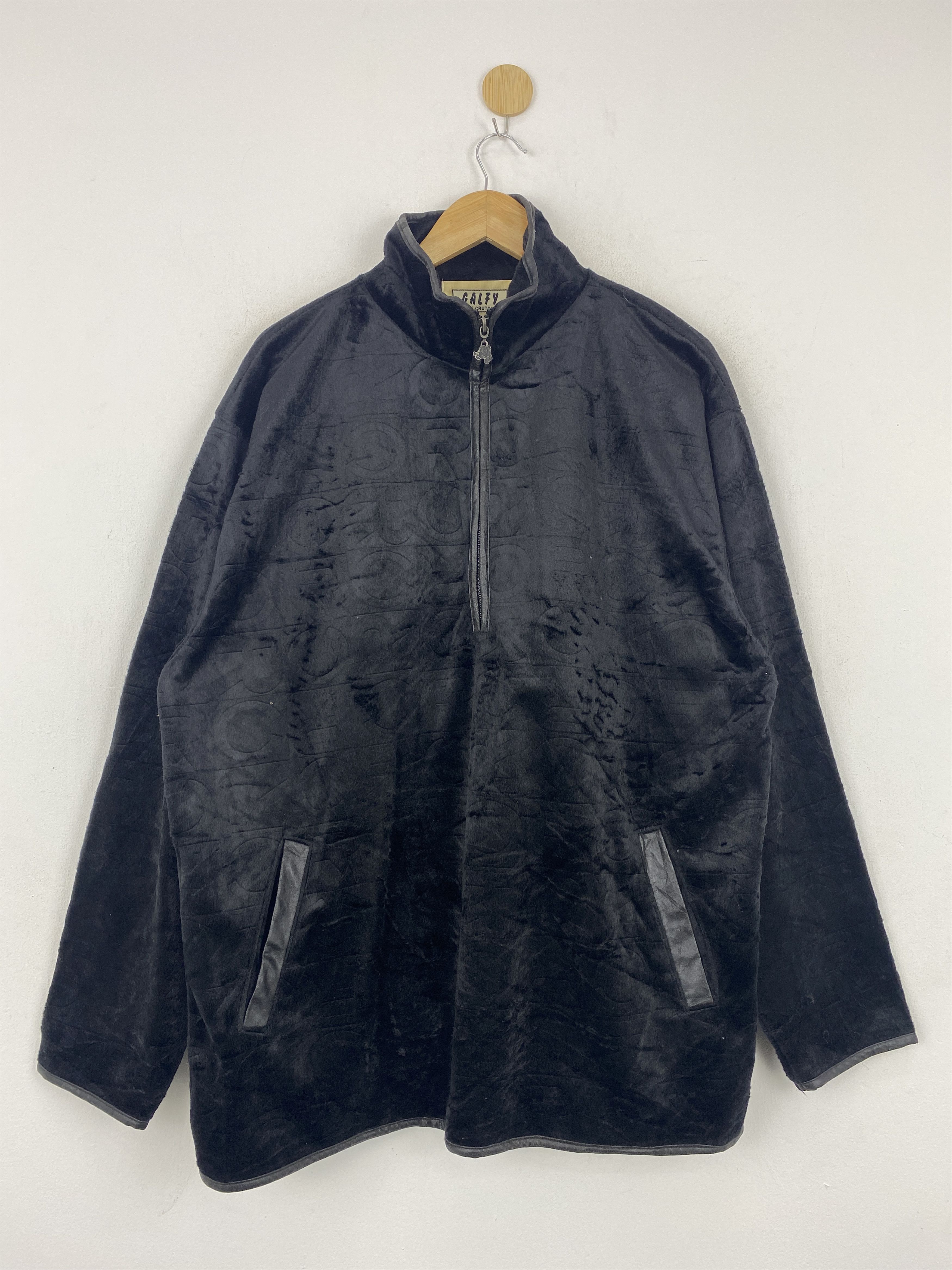 Japanese Brand Vintage Galfy By Crutch Zipper Velvet Jacket J1903 Size US L / EU 52-54 / 3 - 3 Thumbnail