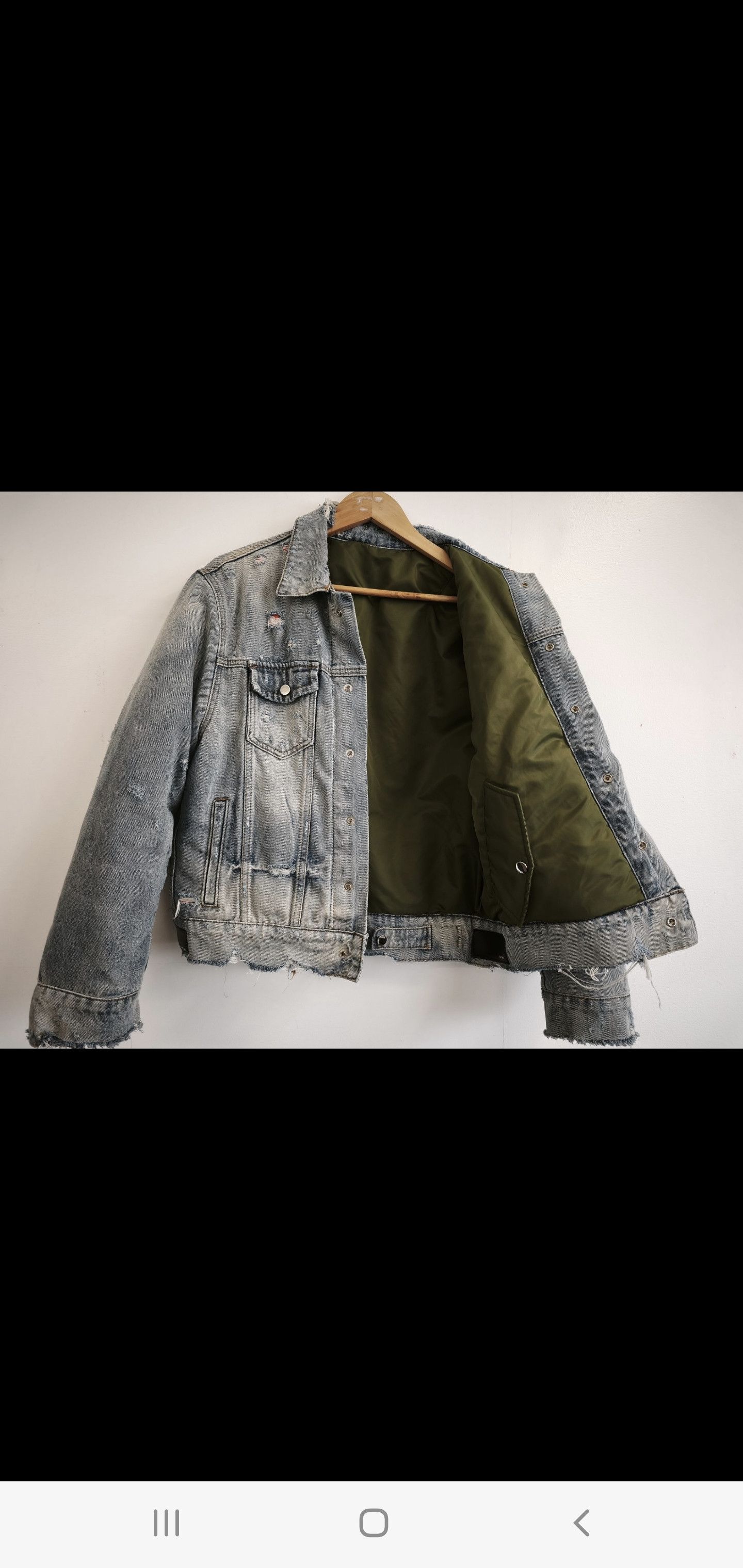 Amiri Original RRP $1,890 USD Amiri "Hybrid" denim,bomber Size US M / EU 48-50 / 2 - 1 Thumbnail