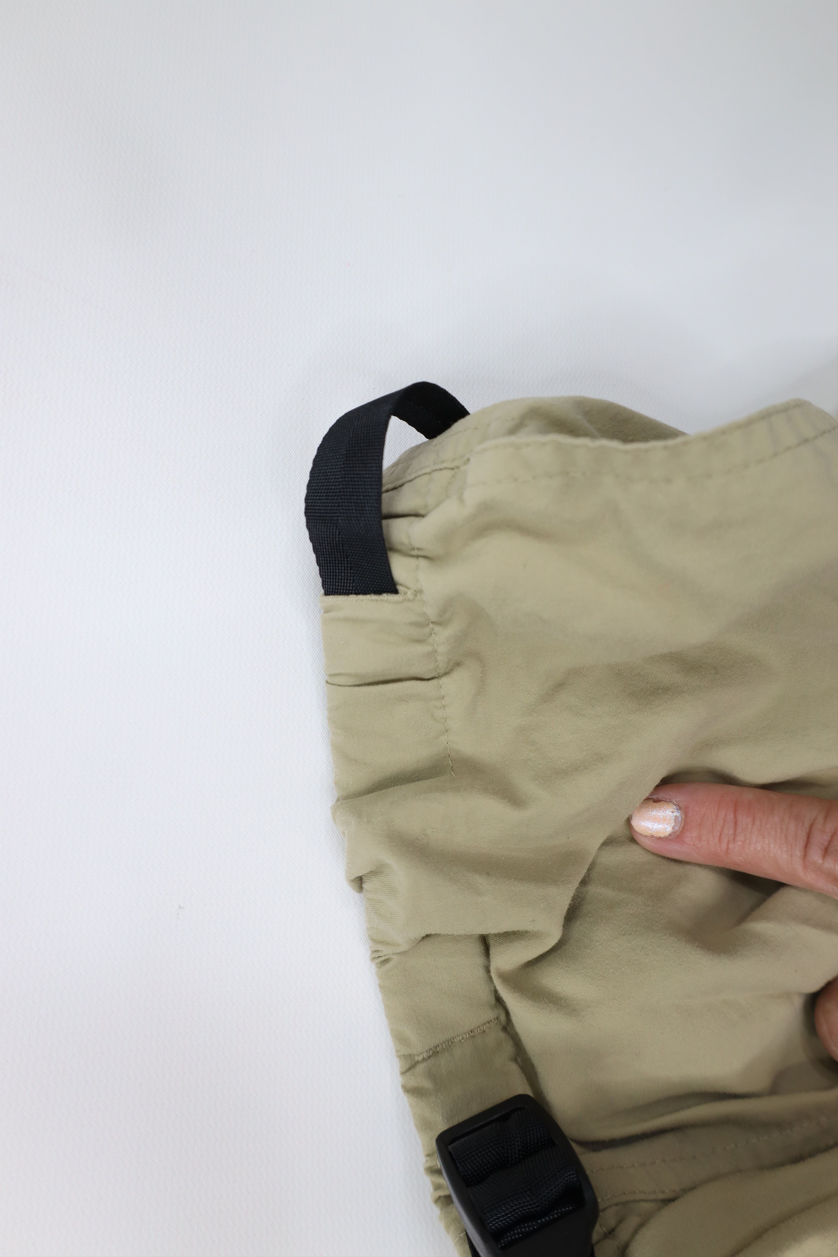 Patagonia Vintage 90s Patagonia Spell Out Belted Cargo Pants Beige Size US 30 / EU 46 - 7 Thumbnail