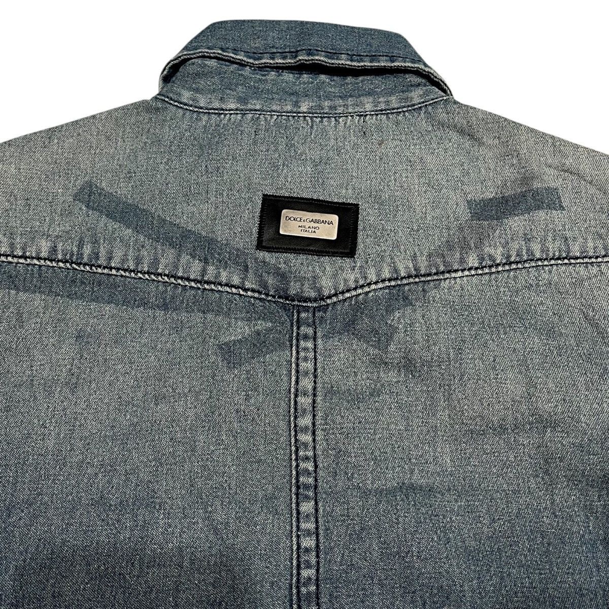Dolce & Gabbana Dolce & Gabbana Chambray Cowboy Denim Button Up Shirt Size M / US 6-8 / IT 42-44 - 5 Thumbnail