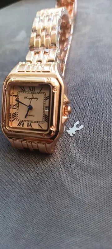 Other Vintage 90s vintage retro luxury style quartz Gold watch Size ONE SIZE - 5 Thumbnail