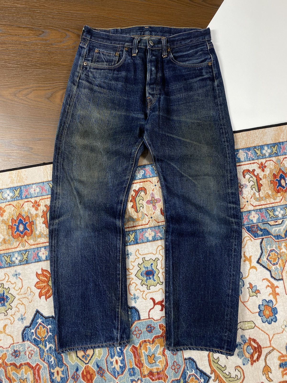 Denime Denime selvedge orange line jeans pants Size US 30 / EU 46 - 2 Thumbnail