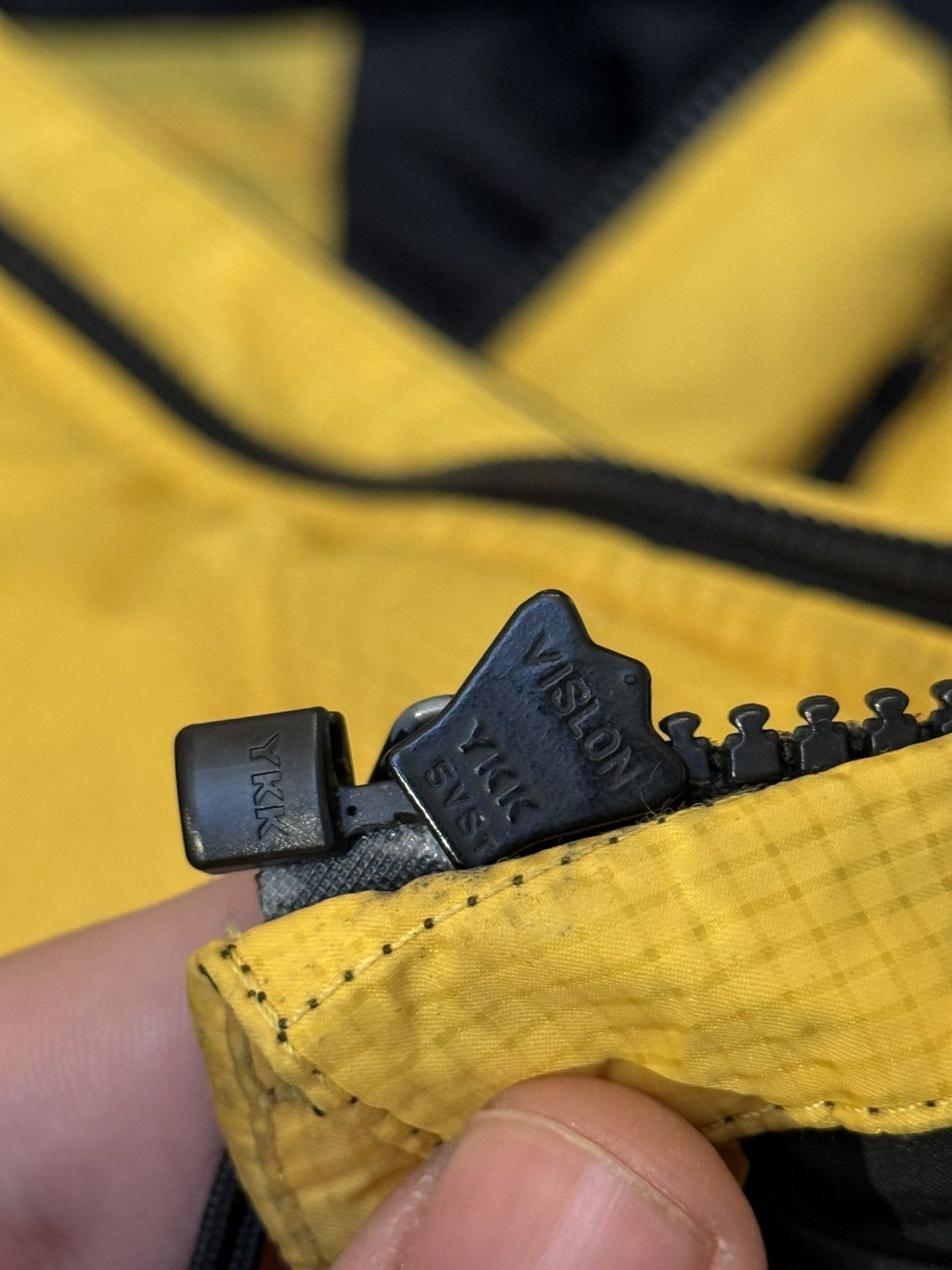The North Face × Vintage Vintage The North Face Nuptse Jacket 550 Series Yellow Size US S / EU 44-46 / 1 - 6 Thumbnail