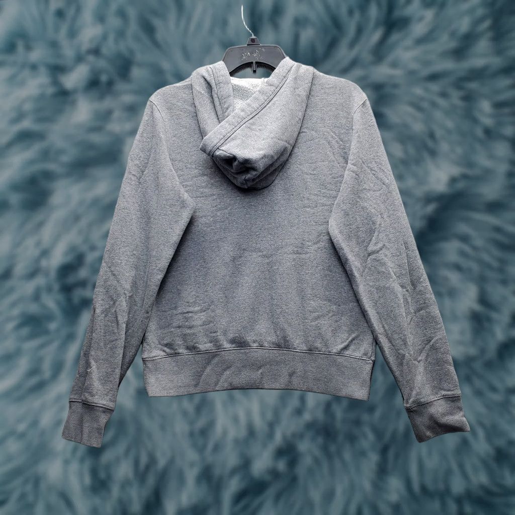 Vintage Aéropostale Hoodie Womens L Gray Fleece Lined Glitter Logo Long Sleeve Pullover Size L / US 10 / IT 46 - 1 Thumbnail