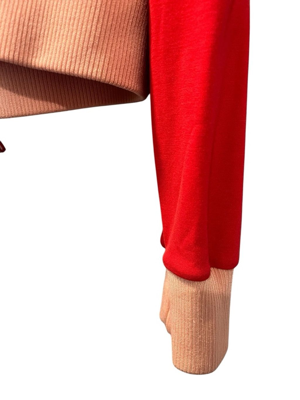 Alice + Olivia Alice + Olivia AIR Jackson Cropped Track Jacket Red Pink Med Size M / US 6-8 / IT 42-44 - 9 Thumbnail