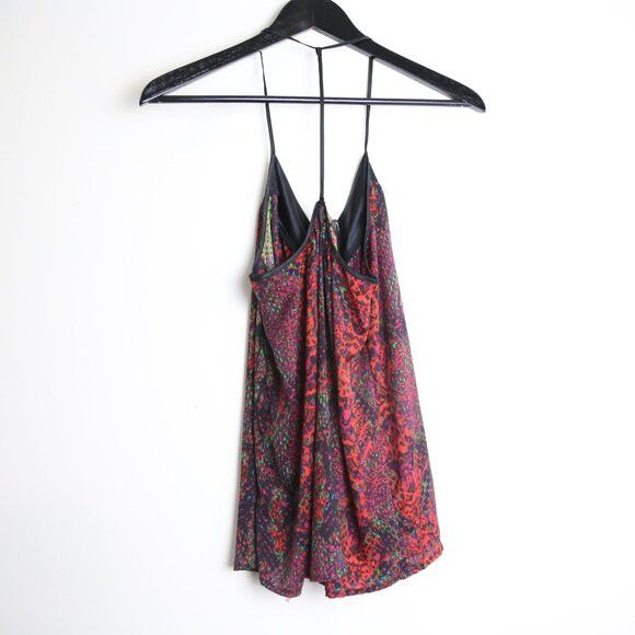 Buffalo David Bitton Buffalo David Bitton Geometric Silk Trim Zip-Front Cami Top Size S / US 4 / IT 40 - 3 Thumbnail