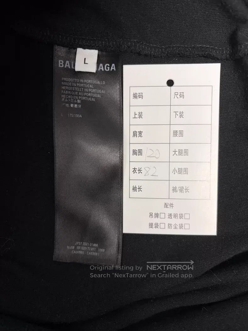Balenciaga Balenciaga Art Print Double Layered Hooded T-Shirt Size US L / EU 52-54 / 3 - 5 Thumbnail