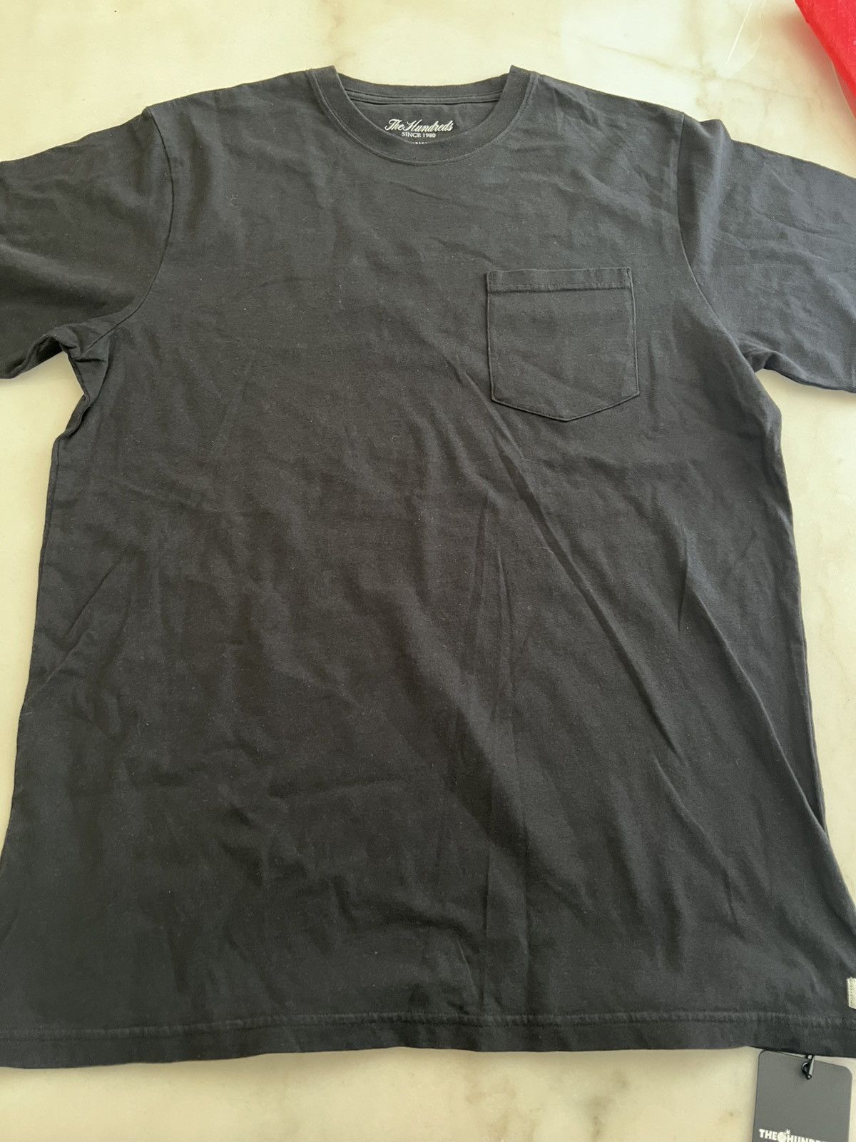 The Hundreds The Hundreds Mens Black Perfect Pocket T-Shirt Size Medium Size US M / EU 48-50 / 2 - 1 Thumbnail