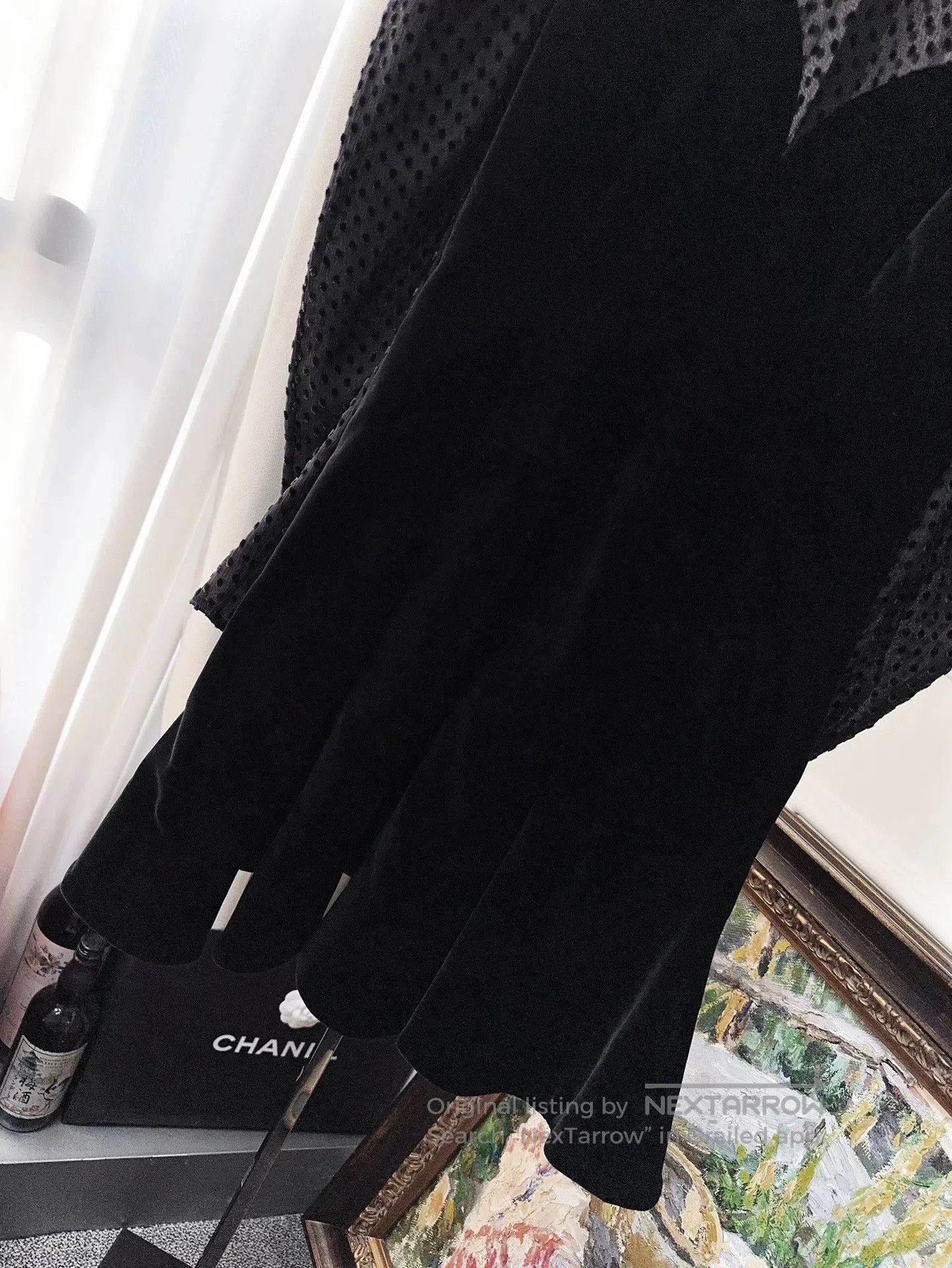 Valentino Valentino Black Polka Dot Long Sleeve Dress. Size US 38 / EU 54 - 2 Thumbnail