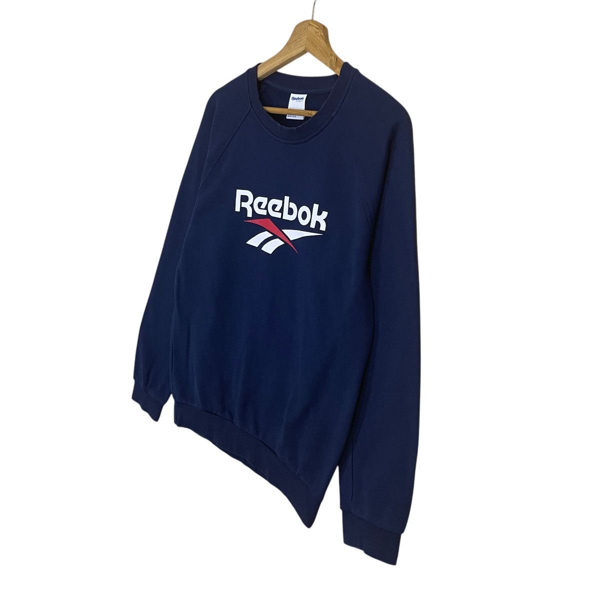 Reebok × Vintage Vintage 90’s Reebok Crewneck Sweatshirt Size US M / EU 48-50 / 2 - 3 Thumbnail