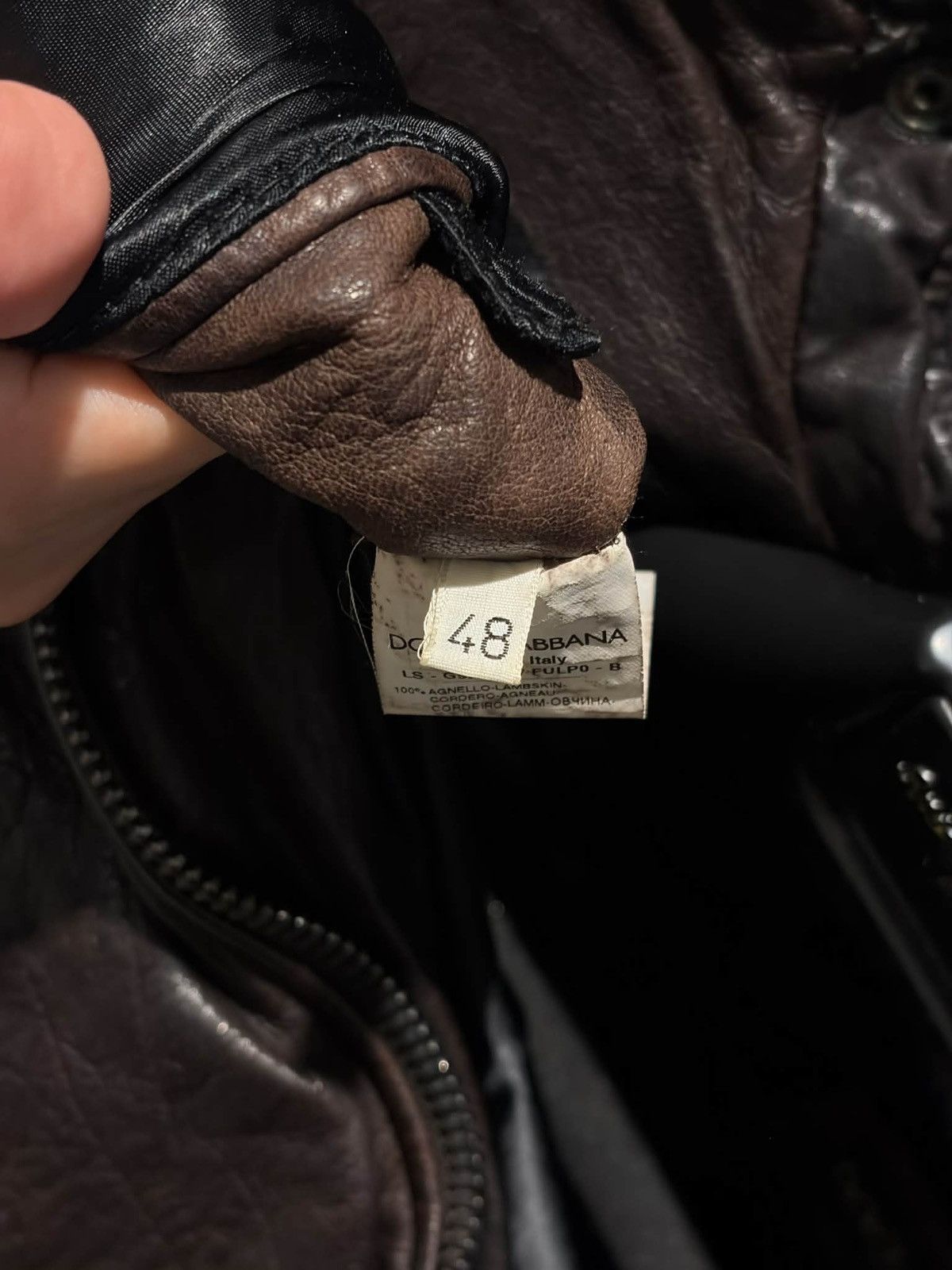Dolce & Gabbana Dolce & Gabbana lambskin jacket Size US M / EU 48-50 / 2 - 7 Thumbnail