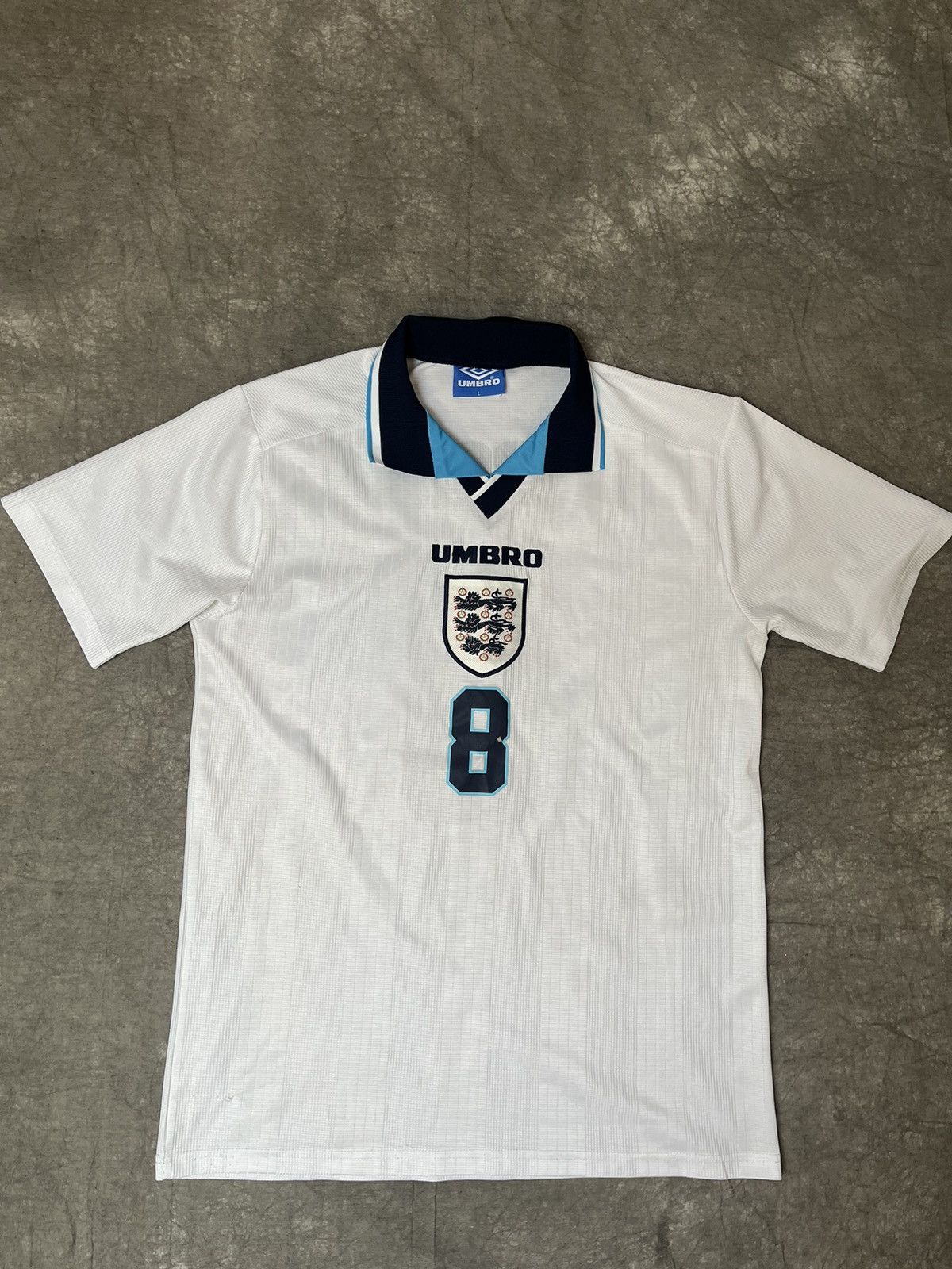 Umbro Vintage Umbro England 1996 #8 Gascoigne football jersey Size US L / EU 52-54 / 3 - 1 Thumbnail