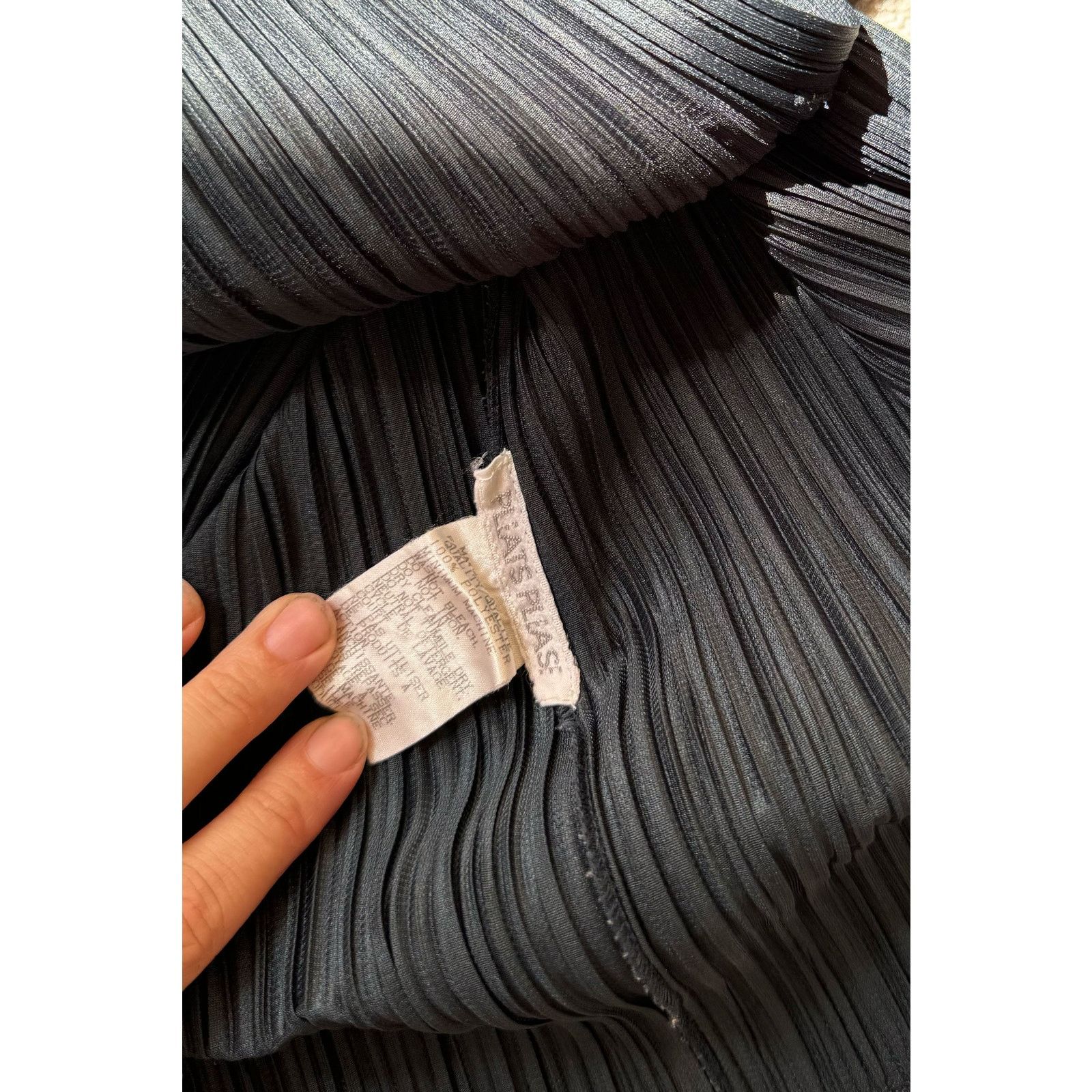 Issey Miyake Vintage Issey Miyake Pleats Please Black Long Duster Vest Size ONE SIZE - 6 Thumbnail