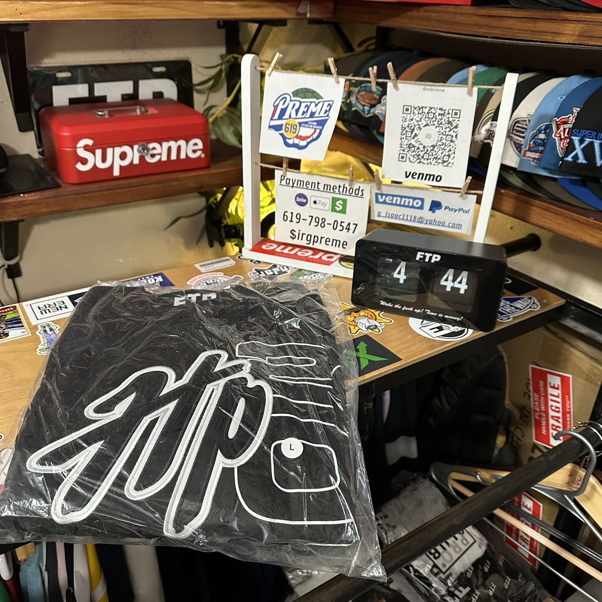 Fuck The Population FTP sports crewneck ( Black ) L Size US L / EU 52-54 / 3 - 1 Thumbnail