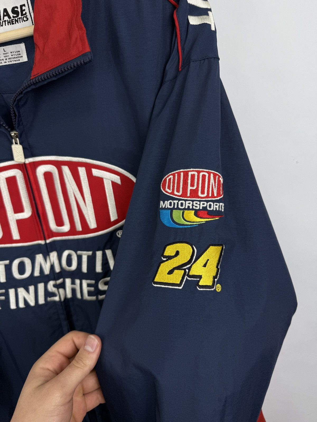 Chase Authentics × DuPont × NASCAR 🇺🇸 Vintage Jeff Gordon DuPont Chase Authentics Racing Jacket Size US L / EU 52-54 / 3 - 9 Thumbnail