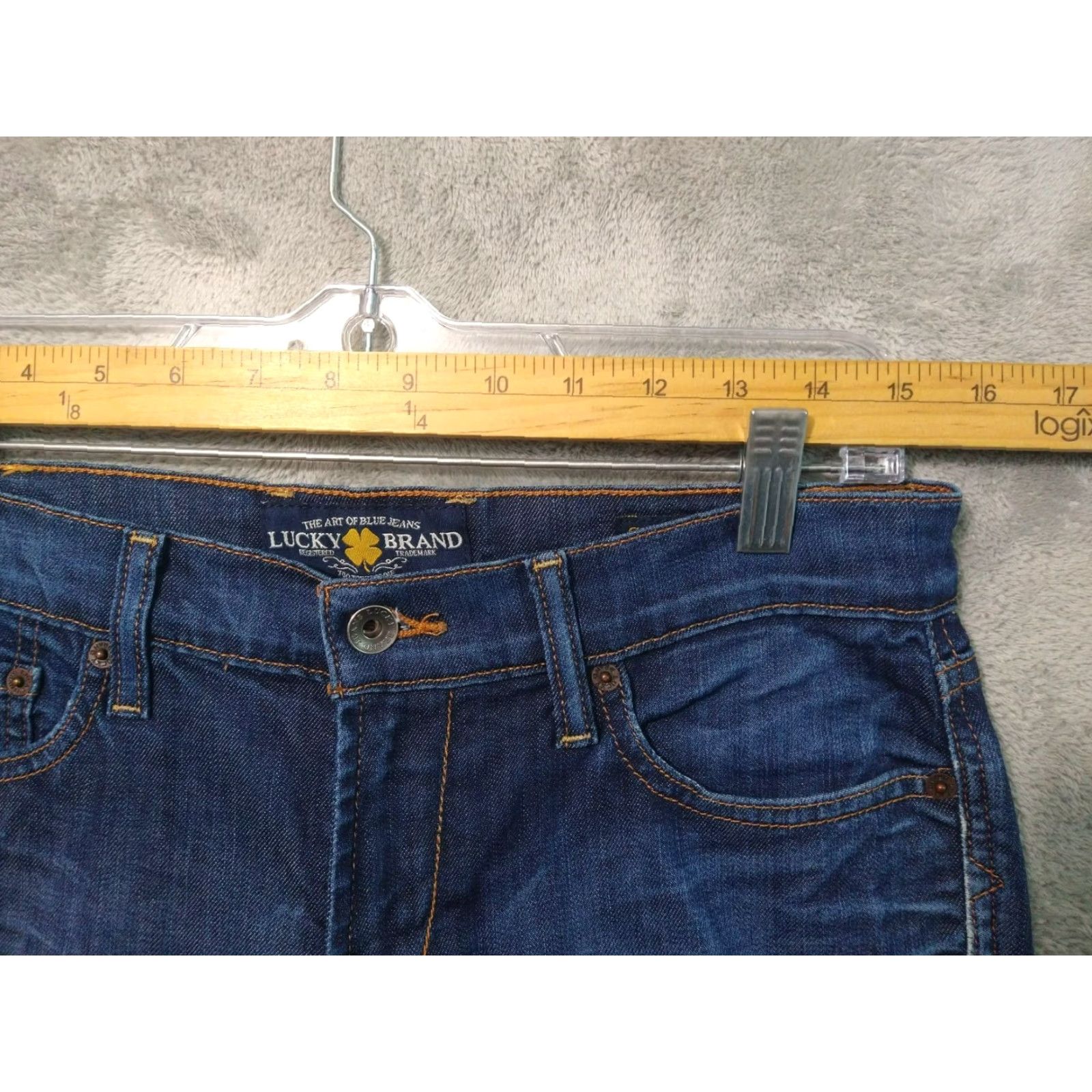 Lucky Brand Lucky Brand Jeans Women 6/28 Blue Denim Boot Cut Sweet N Low Stretch Dark Wash Size 28" / US 6 / IT 42 - 3 Thumbnail