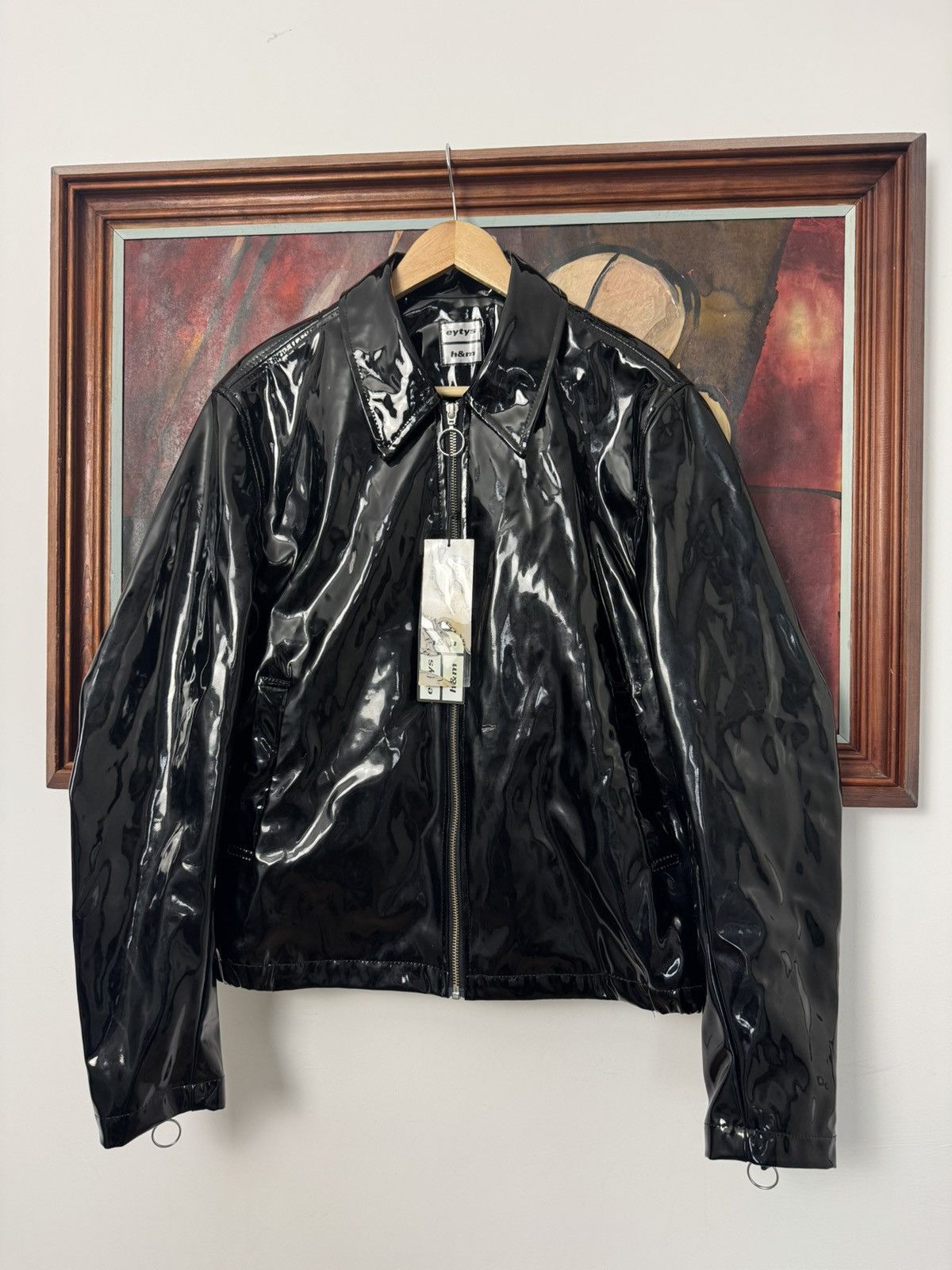 Eytys Eytys Buck Tar leather style coated denim jacket | Grailed