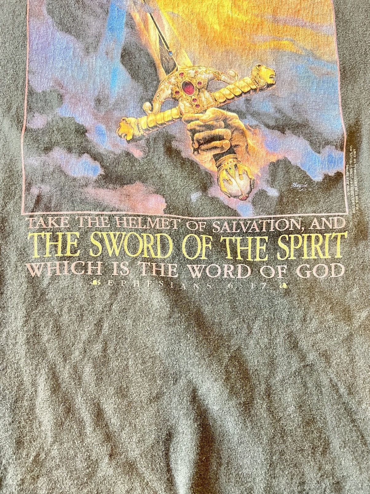 Other Vintage 1992 Sword Of The Spirit Living Epistles Size XL Size US L / EU 52-54 / 3 - 5 Thumbnail