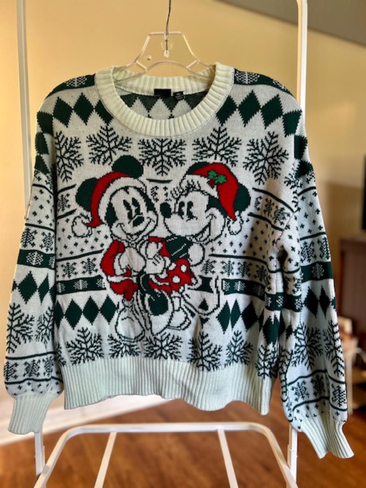 Disney Disney Mickey and Minnie Mouse Holiday Sweater Size ONE SIZE - 1 Thumbnail