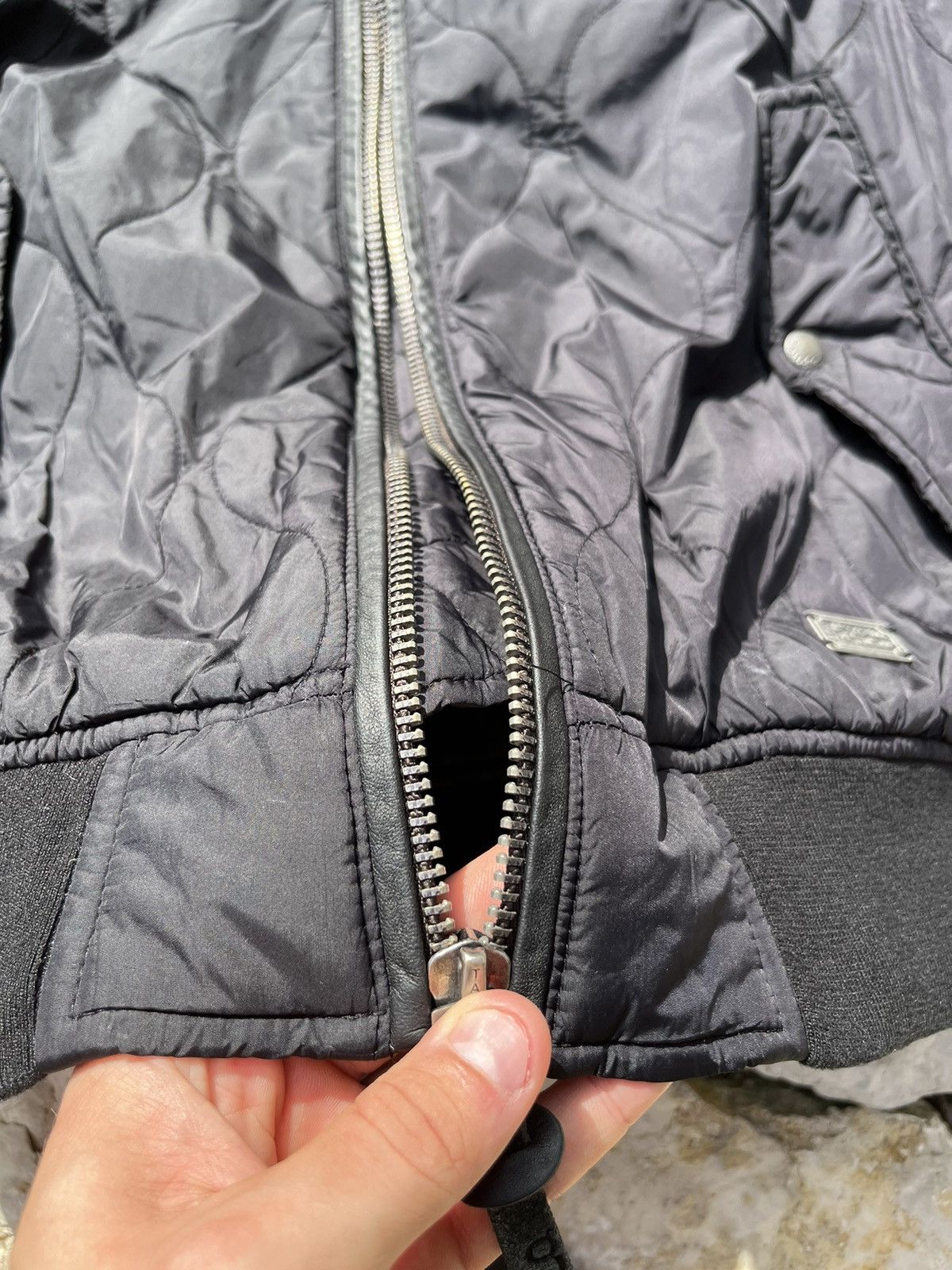 Diesel × Vintage Diesel vintage y2k bomber nylon jacket Avant Garde Size US M / EU 48-50 / 2 - 16 Thumbnail