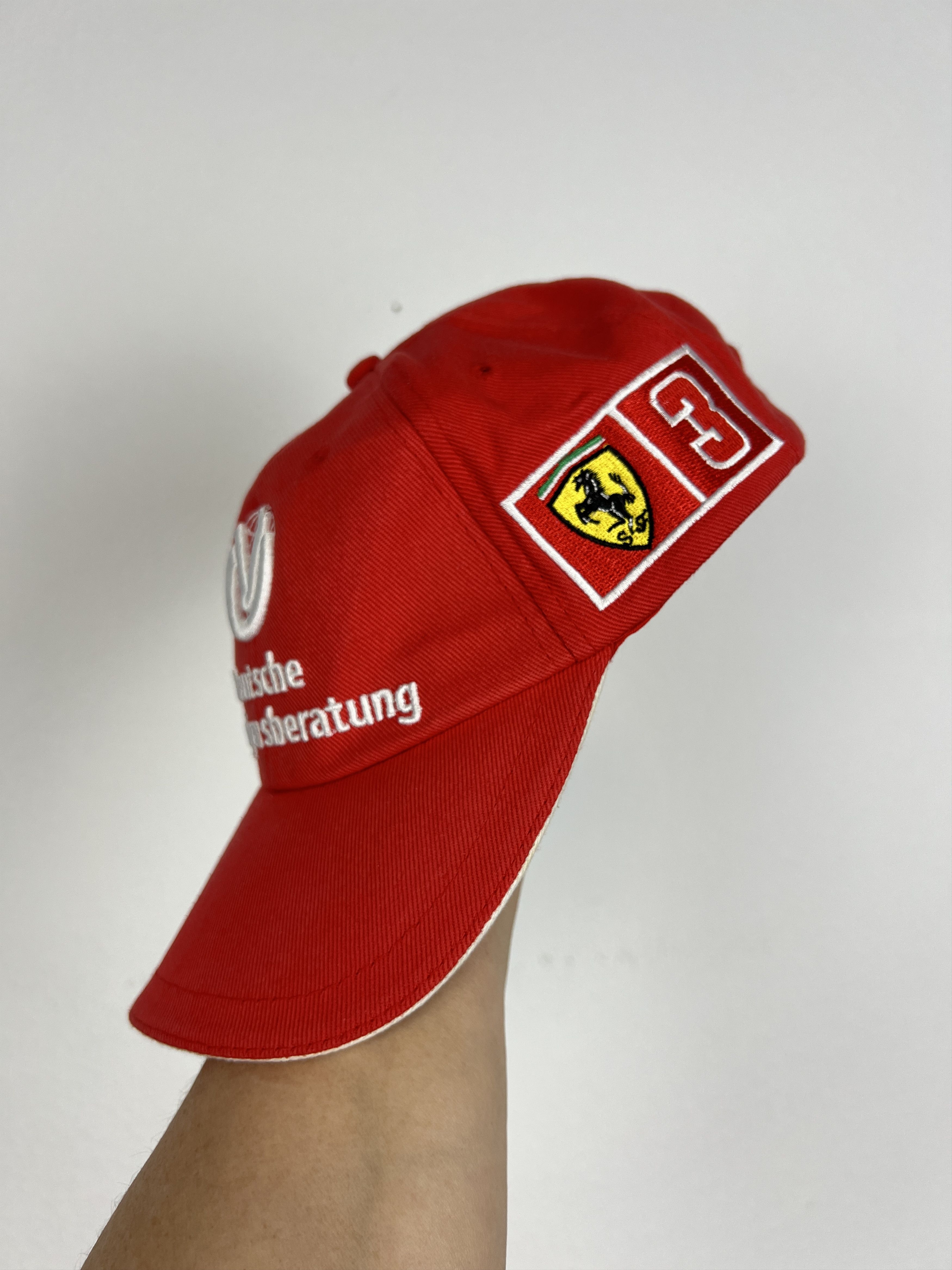 Ferrari Vintage Ferrari Formula 1 Racing Cap Marlboro Adult Size ONE SIZE - 3 Thumbnail