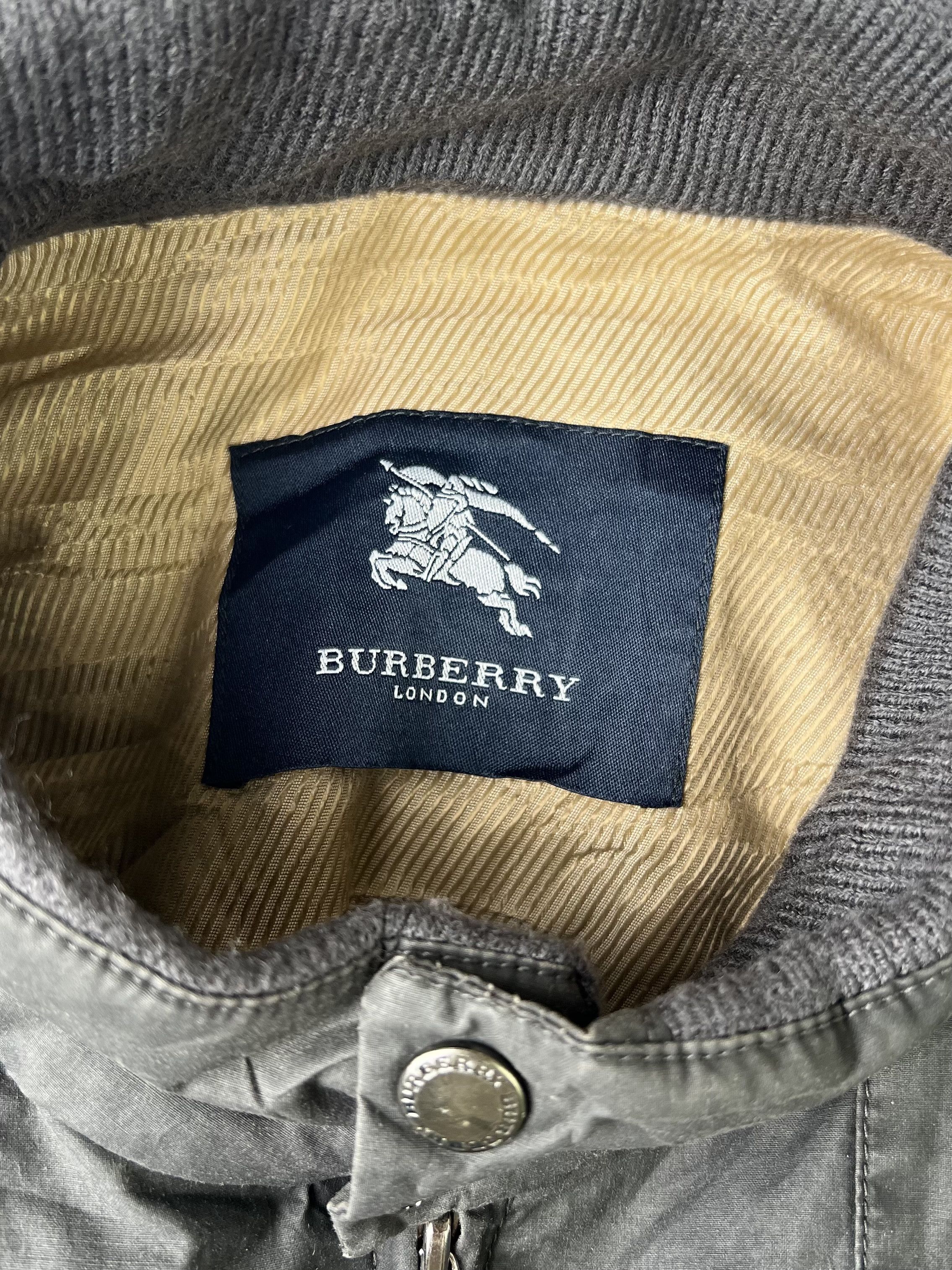 Burberry BURBERRY VINTAGE JACKET WITH COATING GRAY Size US L / EU 52-54 / 3 - 3 Thumbnail