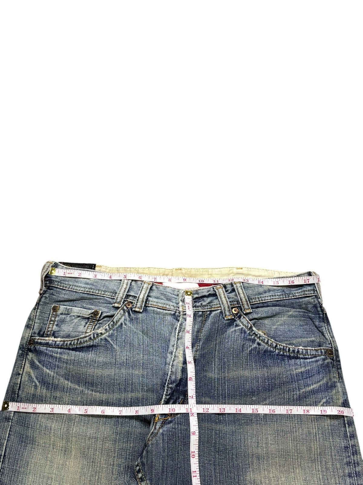 Japanese Brand Vintage Denim Craft Faded Wash Loose Baggy Jeans Size US 36 / EU 52 - 12 Thumbnail