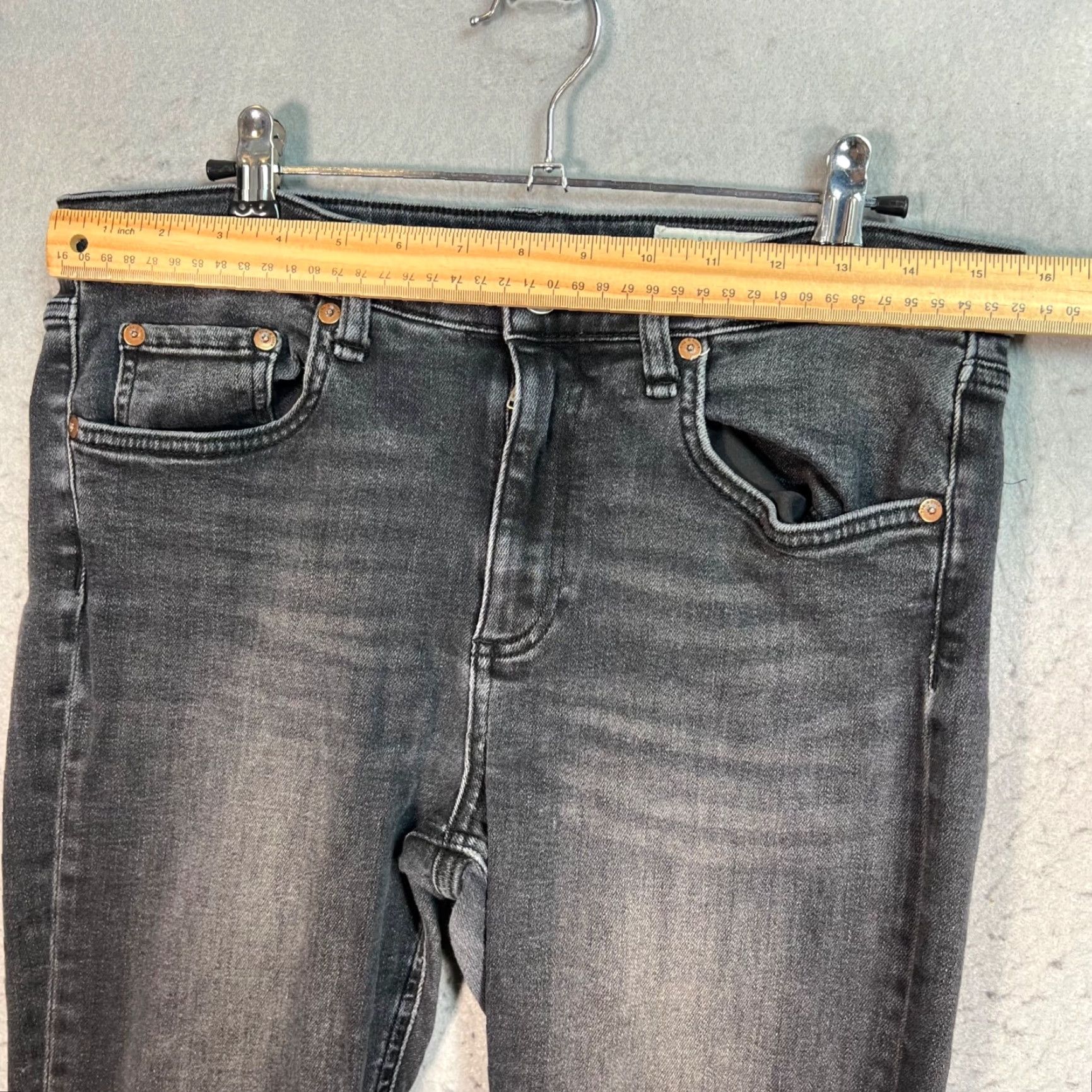Rag & Bone rag & bone Womens Jeans Gray Cate Mid Rise Ankle Skinny Fit 30 Size 30" / US 8 / IT 44 - 6 Thumbnail