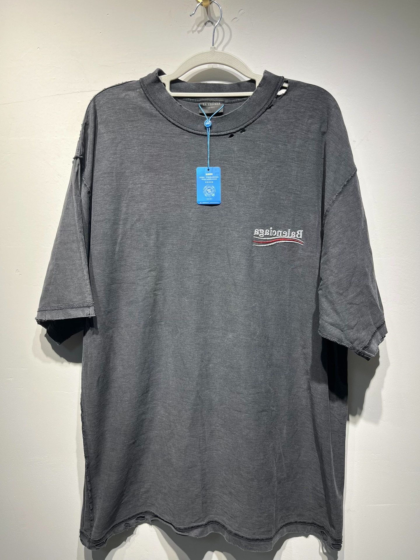 Balenciaga Balenciaga Retro Black T-Shirt M Men Size US M / EU 48-50 / 2 - 1 Thumbnail