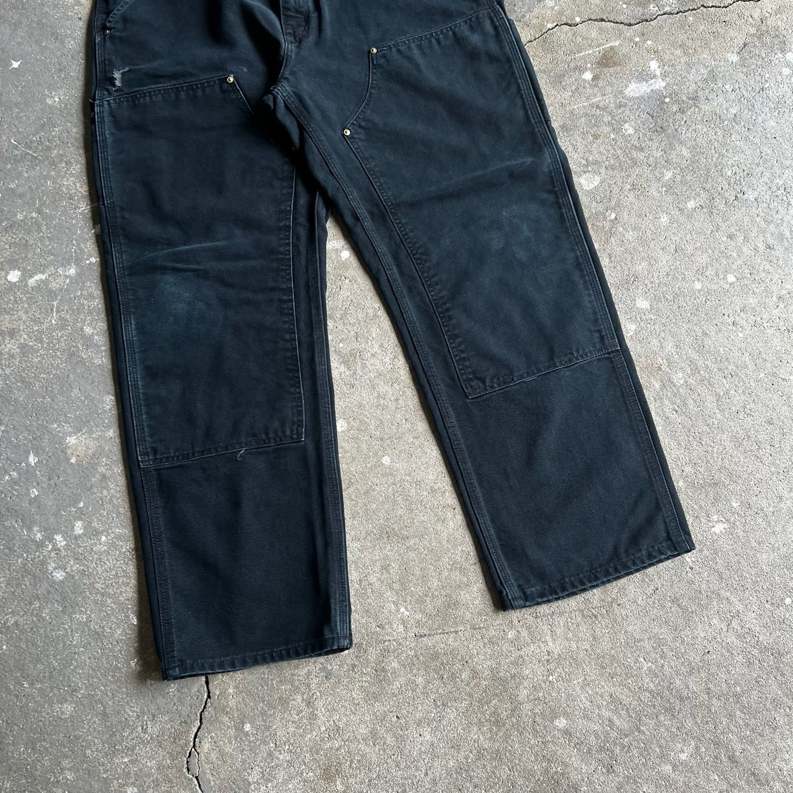 Carhartt × Vintage Carhartt black double knee work wear carpenter pants Size US 34 / EU 50 - 3 Thumbnail