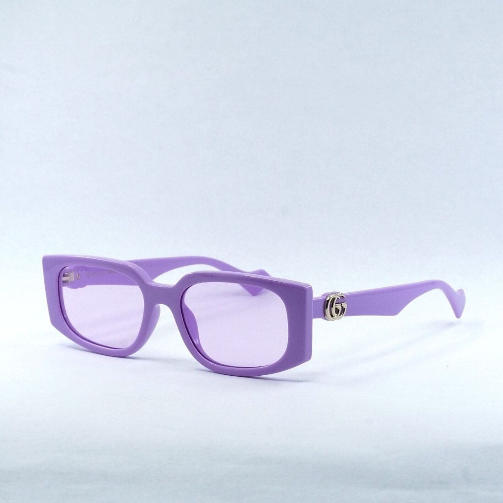 NEW GUCCI GG1662SA 003 SUNGLASSES WOMEN PURPLE OVAL EYEWEAR Gucci Oval Frame Sunglasses - Violet – Kith main image 3