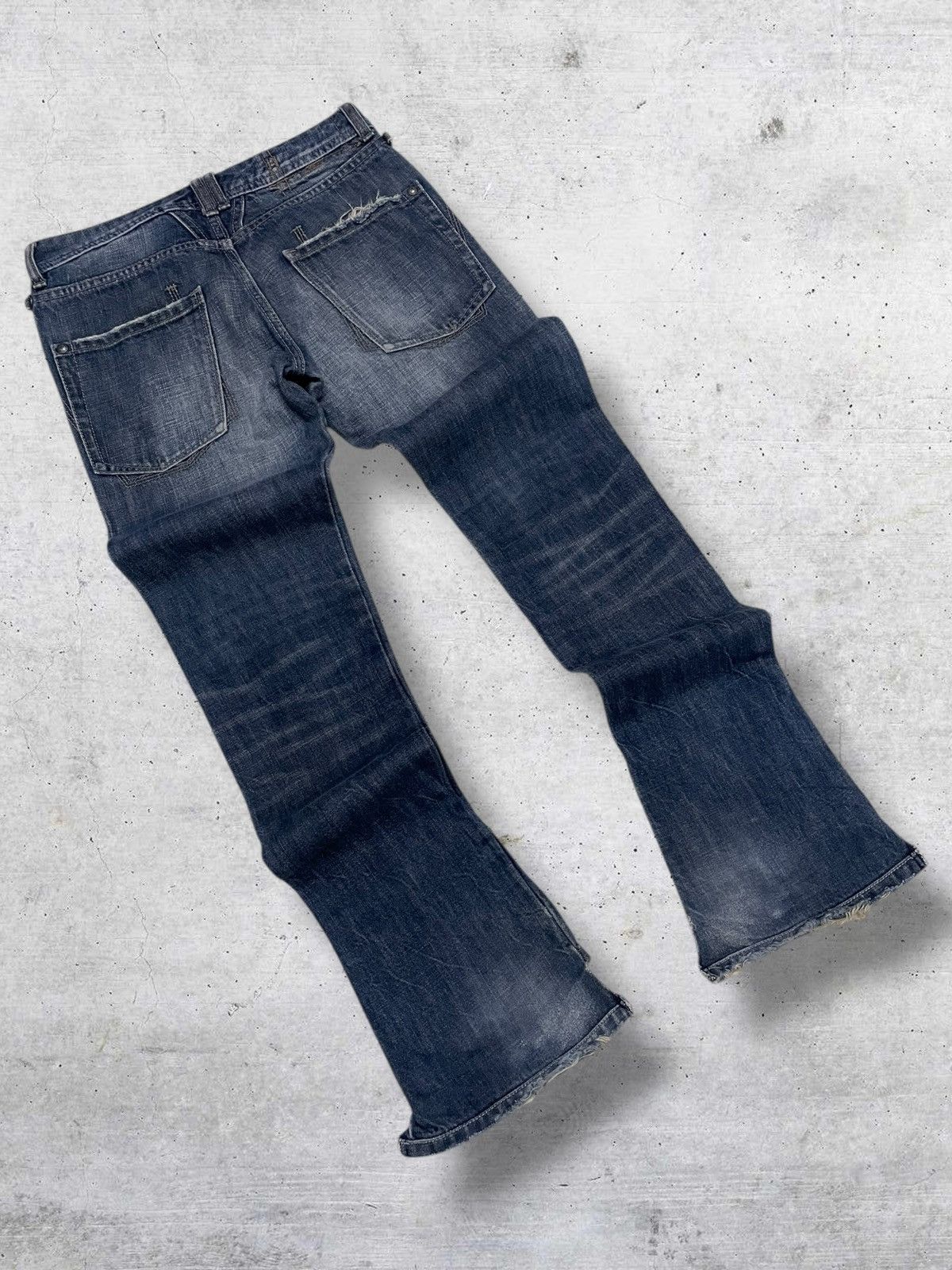 Marithe + Francois Girbaud VINTAGE MARITHE FRANCOIS GIRBAUD DESIGNER 90S FLARED DENIM Size US 26 / EU 42 - 10 Thumbnail