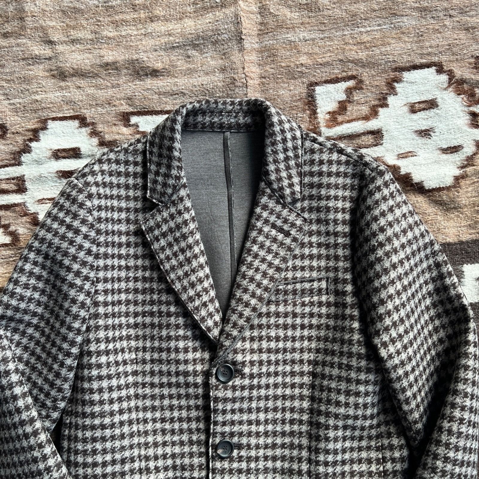 Other Fradi Houndstooth Wool Blend Coat 9522AC Size US S / EU 44-46 / 1 - 4 Thumbnail