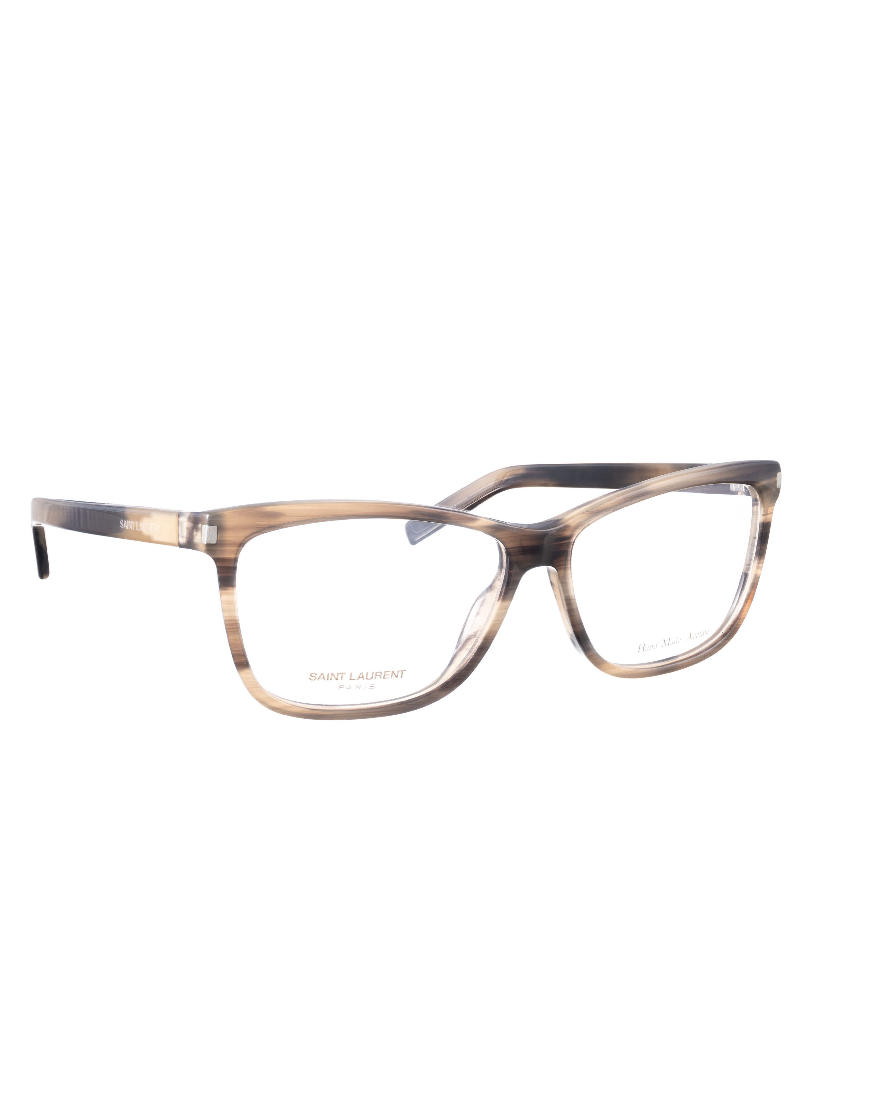 Saint Laurent Paris Saint Laurent 00s Grey and Beige Classic Nerdy Glasses Size ONE SIZE - 1 Thumbnail