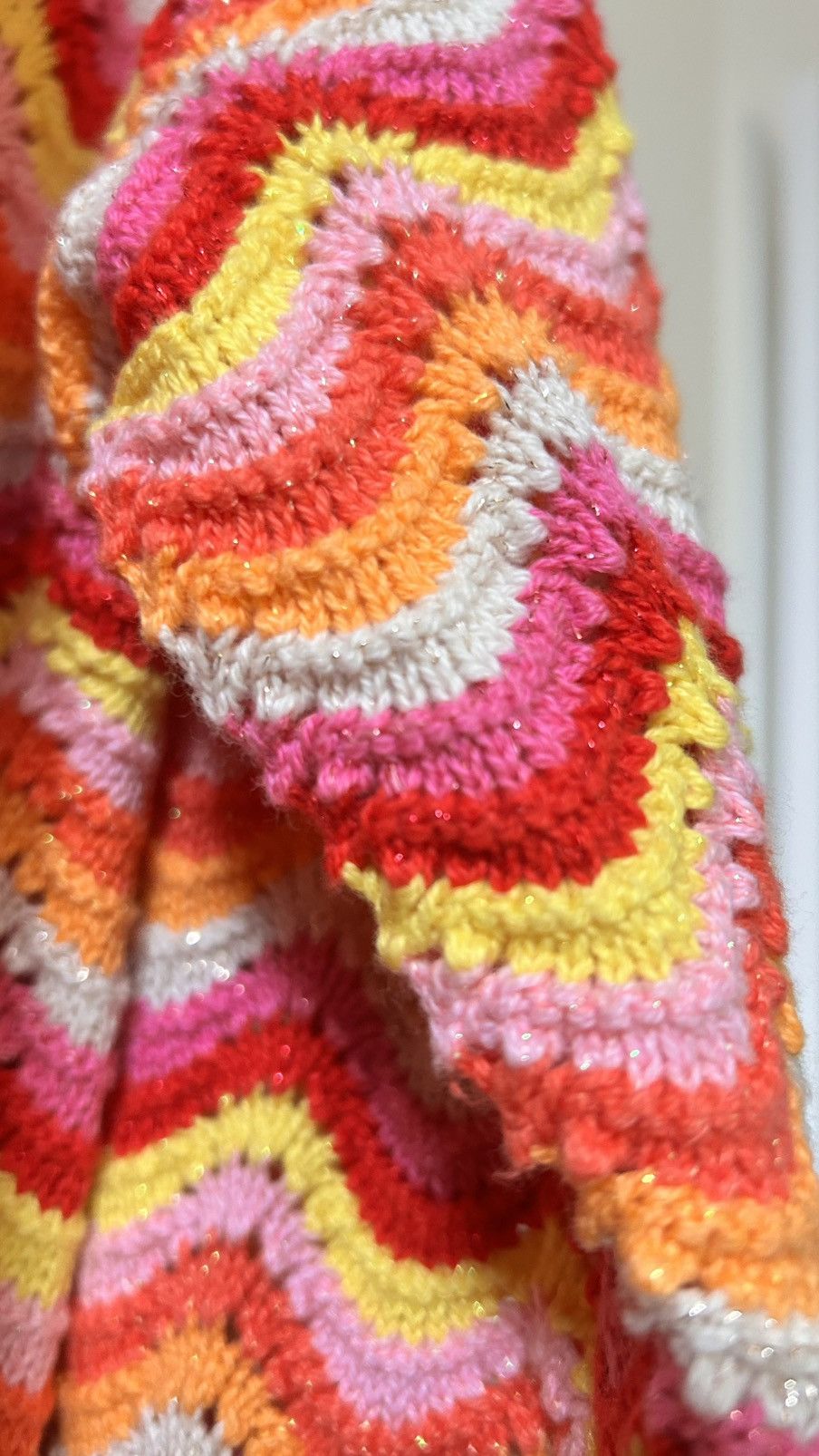 Other Me369 Kimberly Sunshine Long Crochet Cardigan RRP £424, new Size S / US 4 / IT 40 - 15 Thumbnail