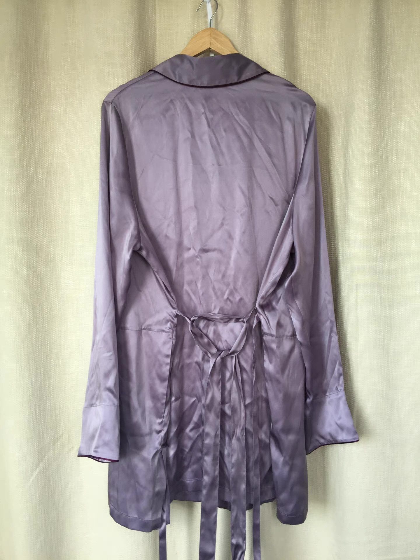 Ann Demeulemeester Ann Demeulemeester FW19 Silk Violet Kimono Robe Ｑ21 Size US S / EU 44-46 / 1 - 2 Thumbnail