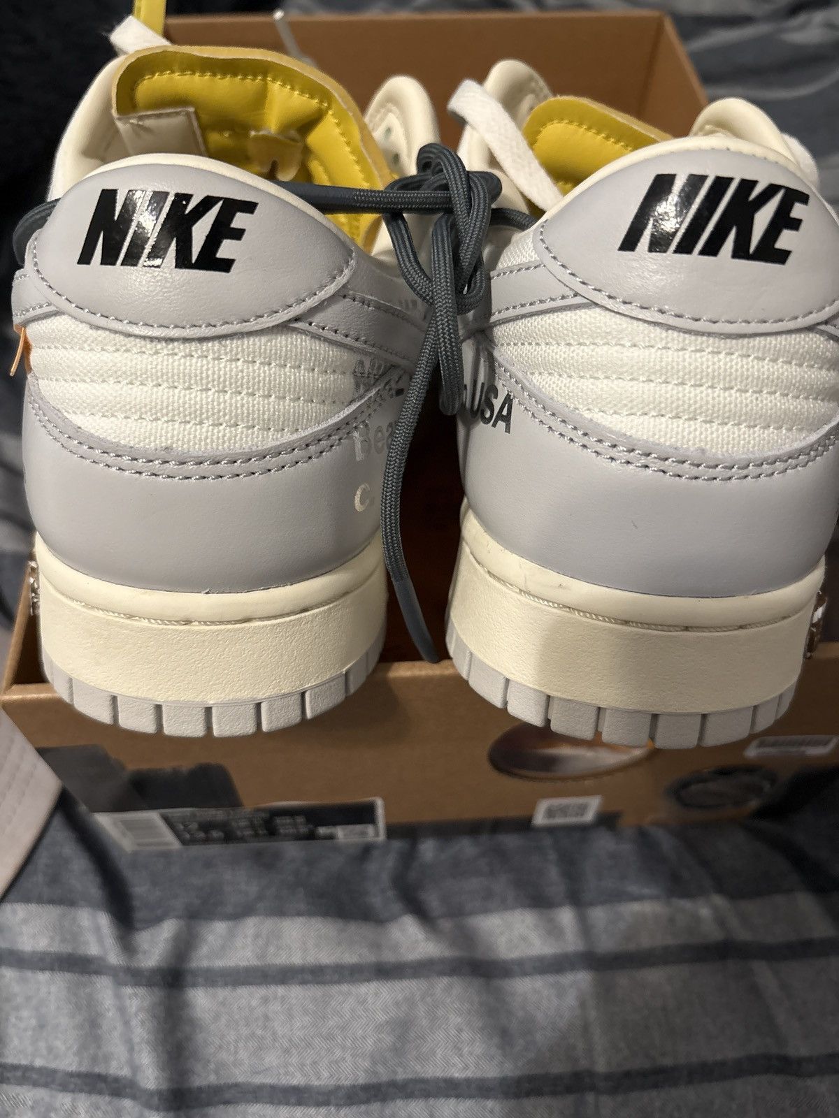 Off-White × Virgil Abloh Nike Off-White Dunk Lot 41/50 Size US 12 / EU 45 - 8 Thumbnail