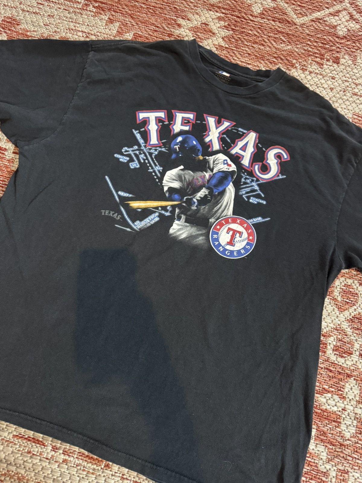 MLB Texas Rangers Vintage Tee Size XXL black SWINGMAN Size US XXL / EU 58 / 5 - 1 Thumbnail