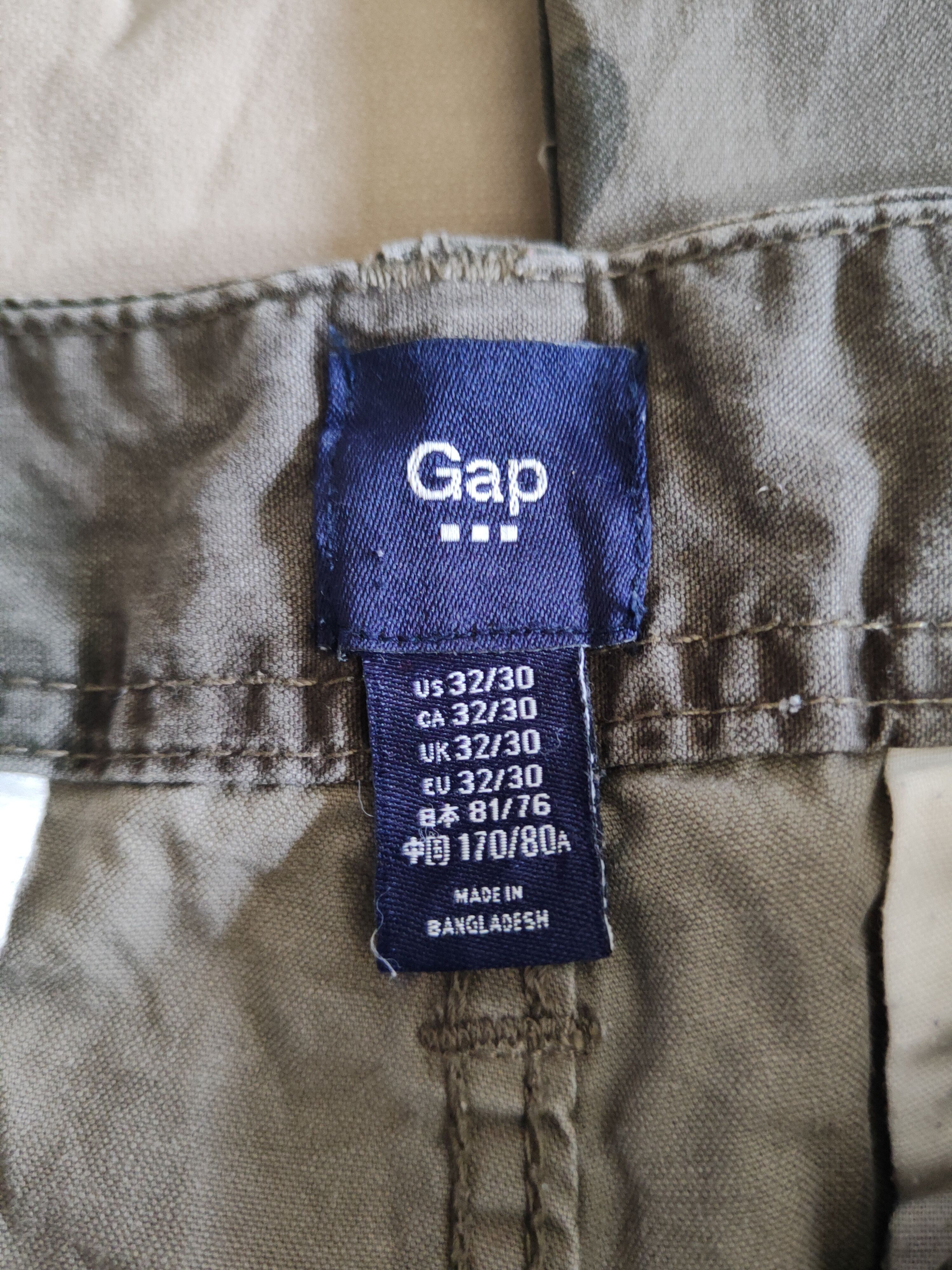 Gap DL Gap Camouflage Multipocket Tactical Cargo Pants #S2751 Size US 32 / EU 48 - 15 Thumbnail