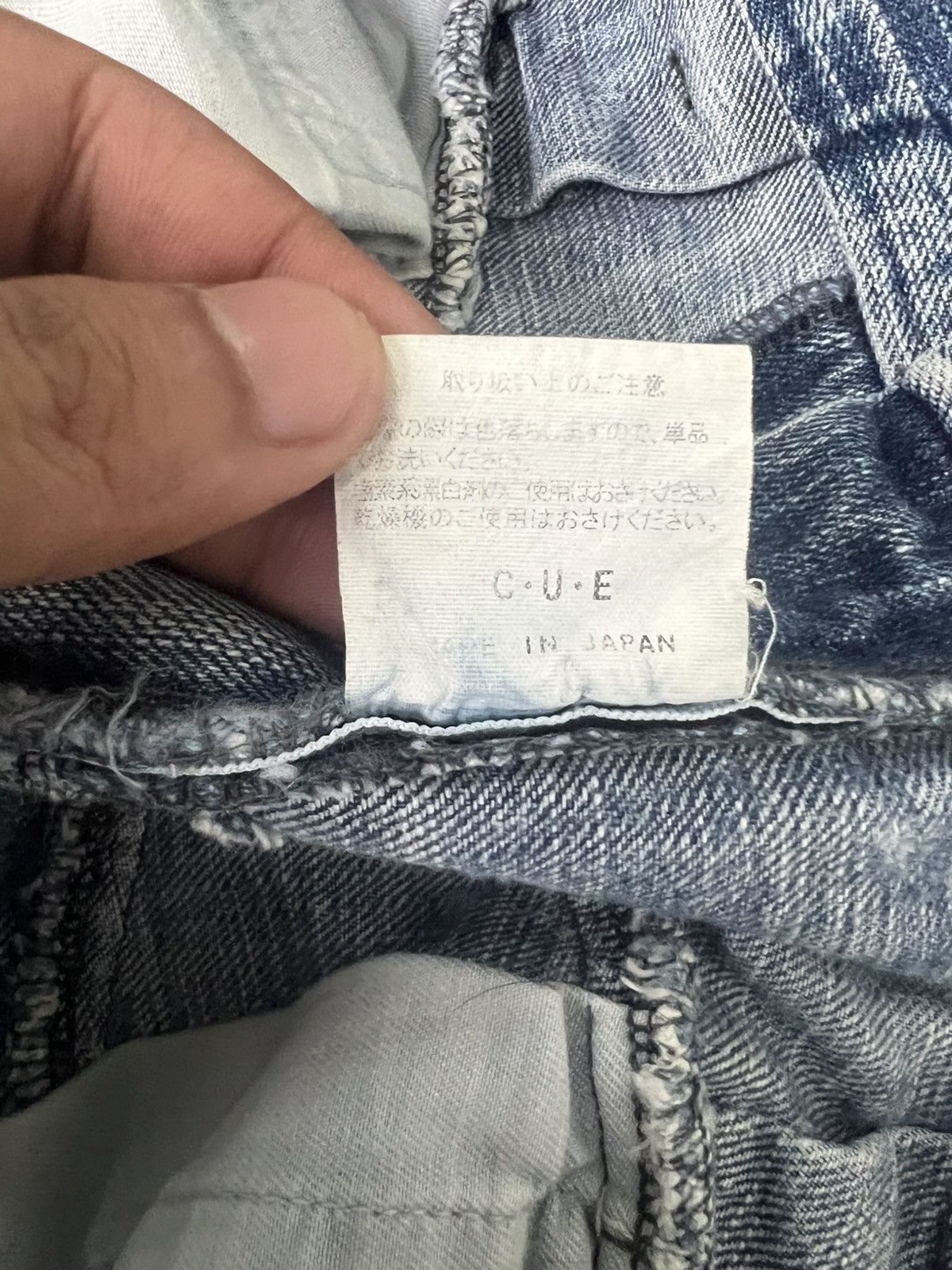 TALKING ABOUT THE ABSTRACTION FW05 TATA 🇯🇵 3D Cut Post Apocalypse Beauty Faded Runway Jeans Size US 36 / EU 52 - 11 Thumbnail