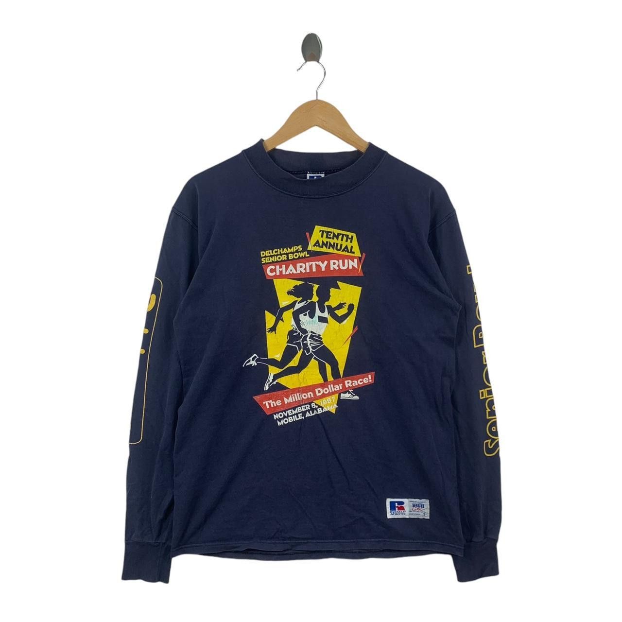 Vintage Vintage 1997 DELCHAMPS SENIOR BOWL Tee Shirt Top Charity Size S / US 4 / IT 40 - 1 Thumbnail