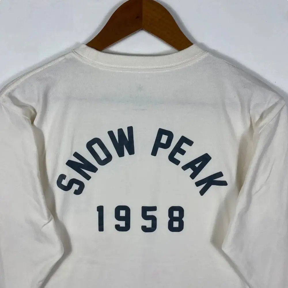 Snow Peak SNOW PEAK 1958 Outdoor Wear Apparel Logo Tee Shirt Size US M / EU 48-50 / 2 - 2 Thumbnail