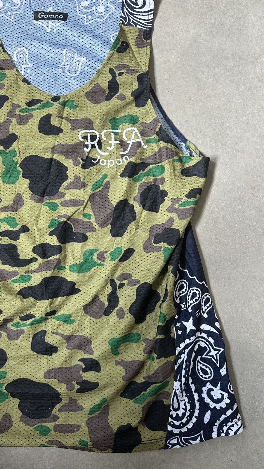 Japanese Brand GAMOA RFA JAPAN TANK TOP Size US M / EU 48-50 / 2 - 3 Thumbnail