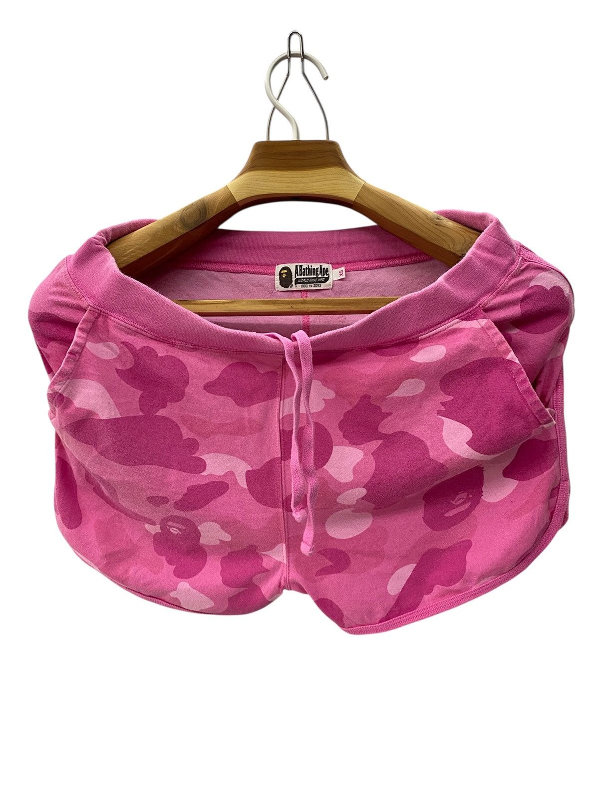 Bape BAPE set of pink ABC camo tank top and shorts Size XS / US 0-2 / IT 36-38 - 2 Thumbnail