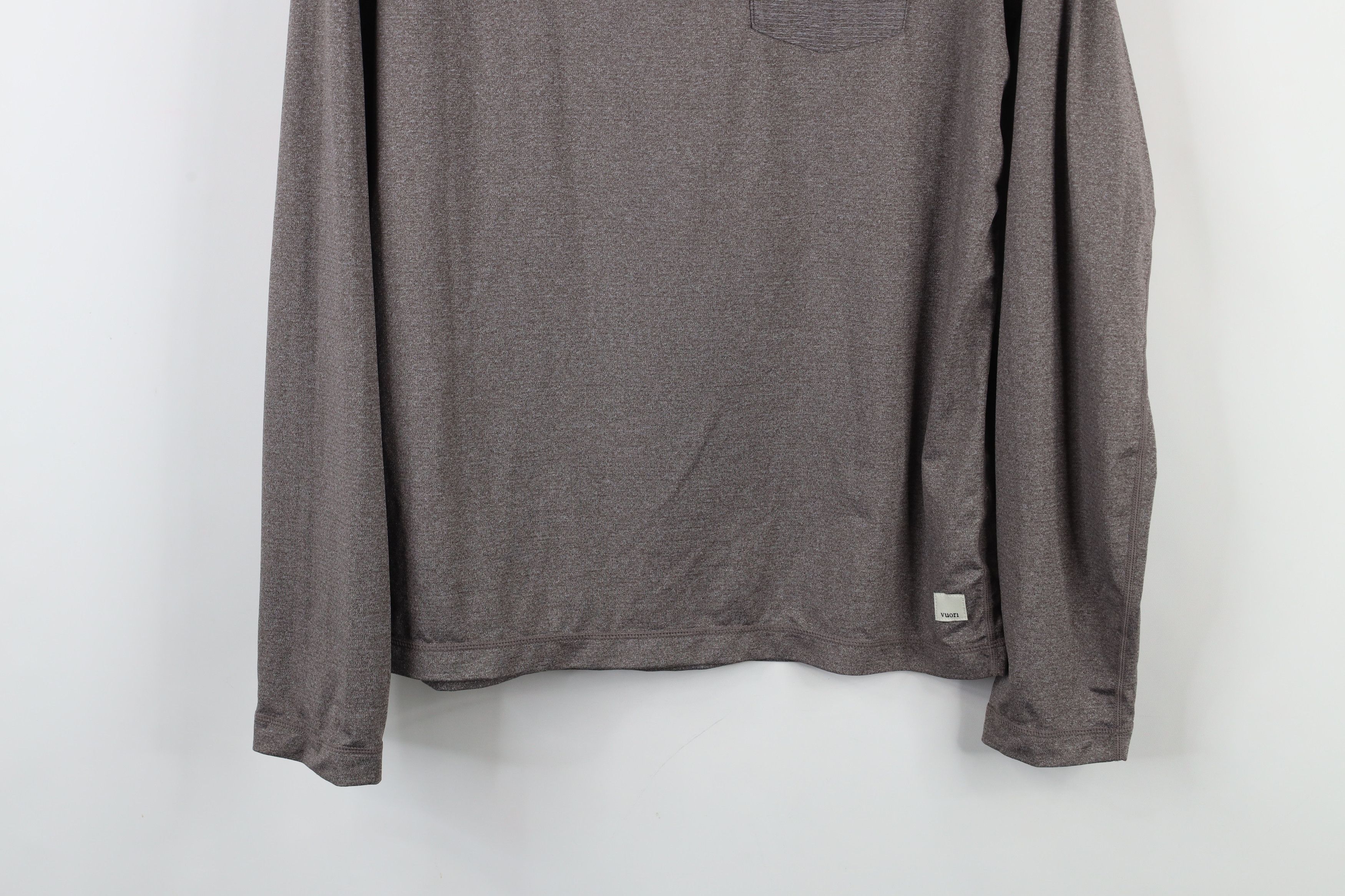 Vintage × Vuori Vuori Performance Running Jogging Long Sleeve T-Shirt Brown Size US S / EU 44-46 / 1 - 3 Thumbnail