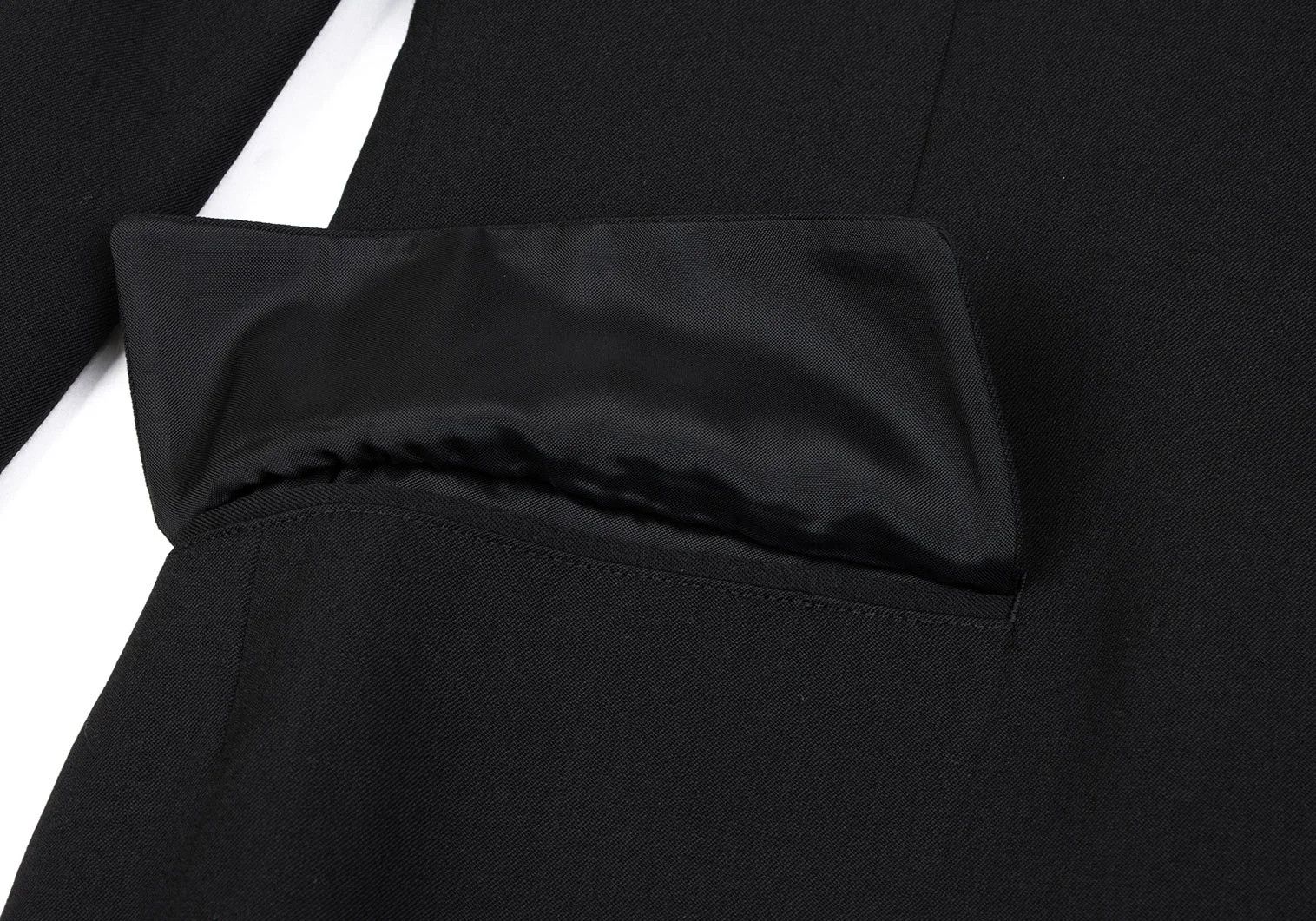 Yohji Yamamoto Yohji Yamamoto Wool Gabardine Long Jacket Size US L / EU 52-54 / 3 - 12 Thumbnail
