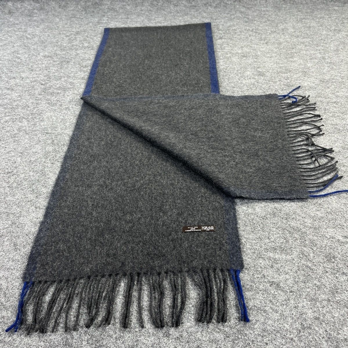 Paul Stuart × Vintage Paul Stuart Cashmere Scarf / Muffler / Neckwear T991 Size ONE SIZE - 2 Thumbnail