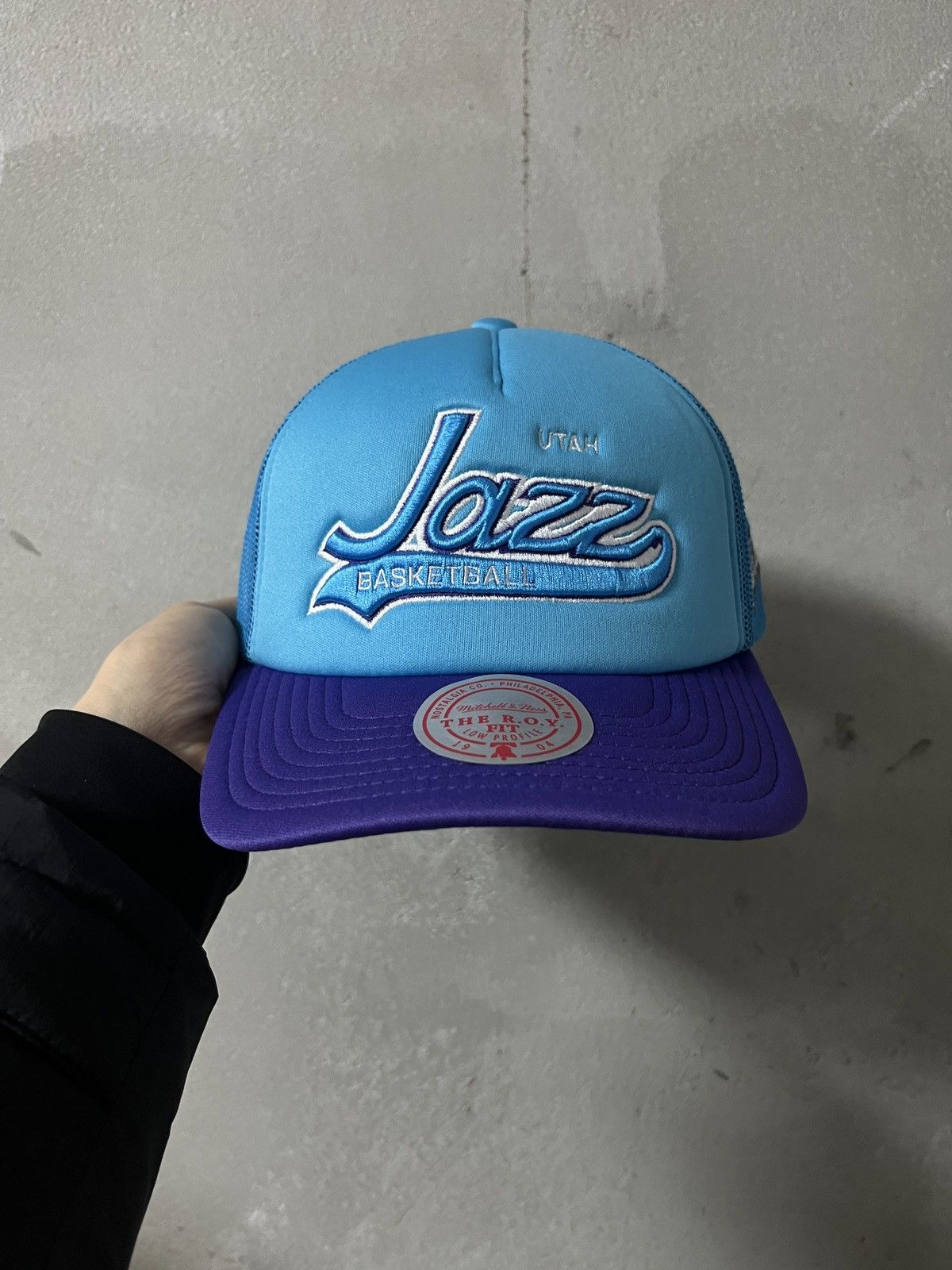 Mitchell & Ness × NBA Rare Mitchell Ness MN Utah Jazz Truck Snapback Adjustable Hat Size ONE SIZE - 2 Thumbnail