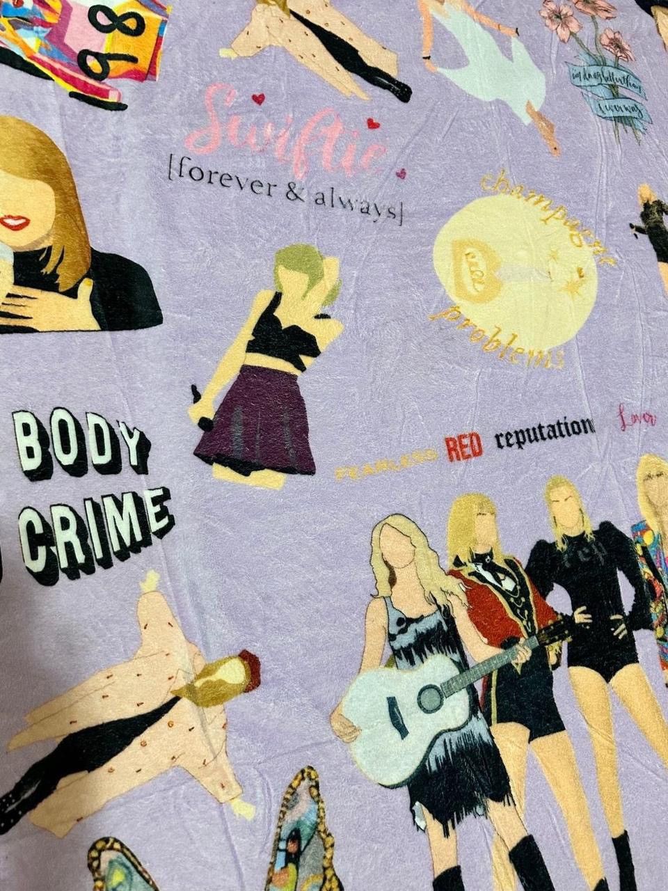 Other Taylor Swift Eras Tour Fleece Throw Blanket Size ONE SIZE - 7 Thumbnail